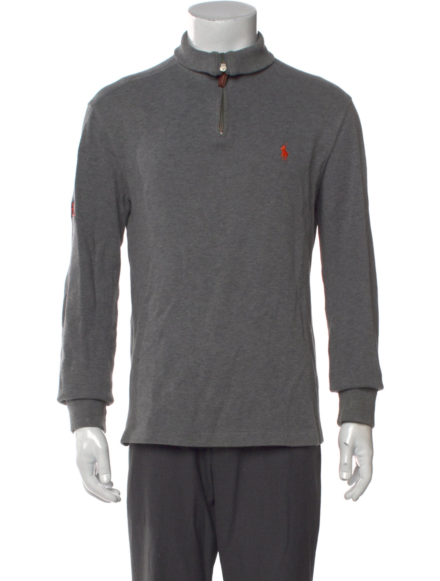 Polo Ralph Lauren Mock Neck Long Sleeve Polo Sweater