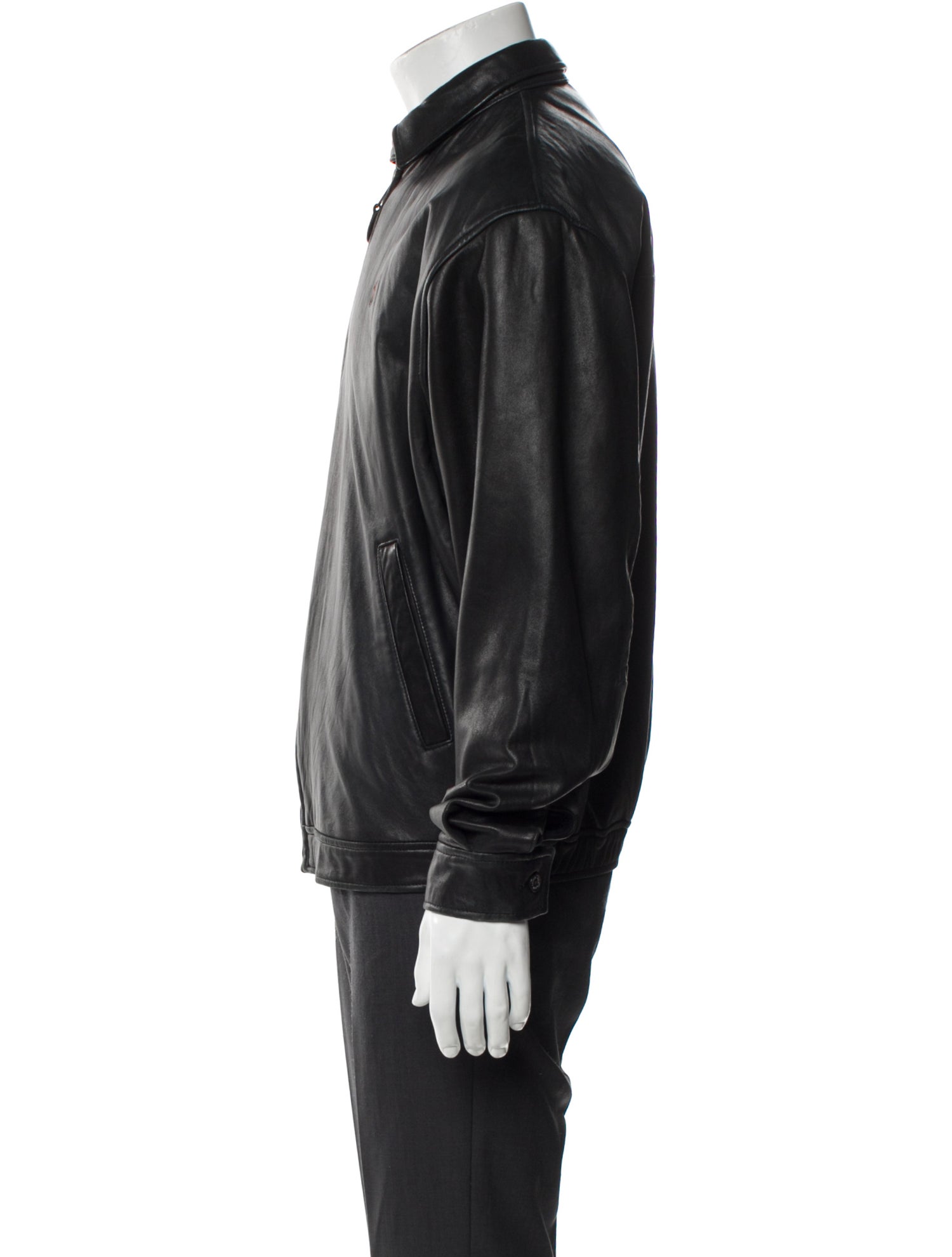 Polo Ralph Lauren Leather Bomber Jacket