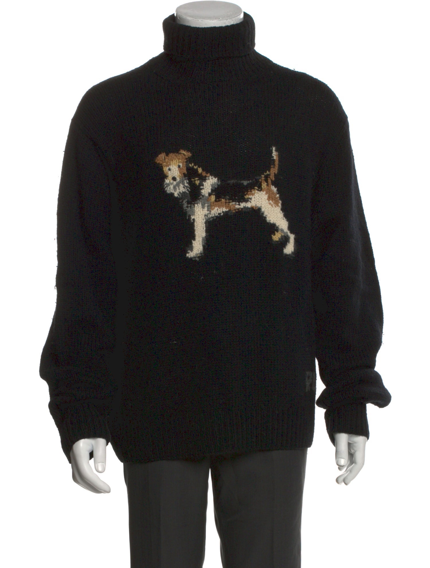 Polo Ralph Lauren Lambswool Graphic Print Cardigan