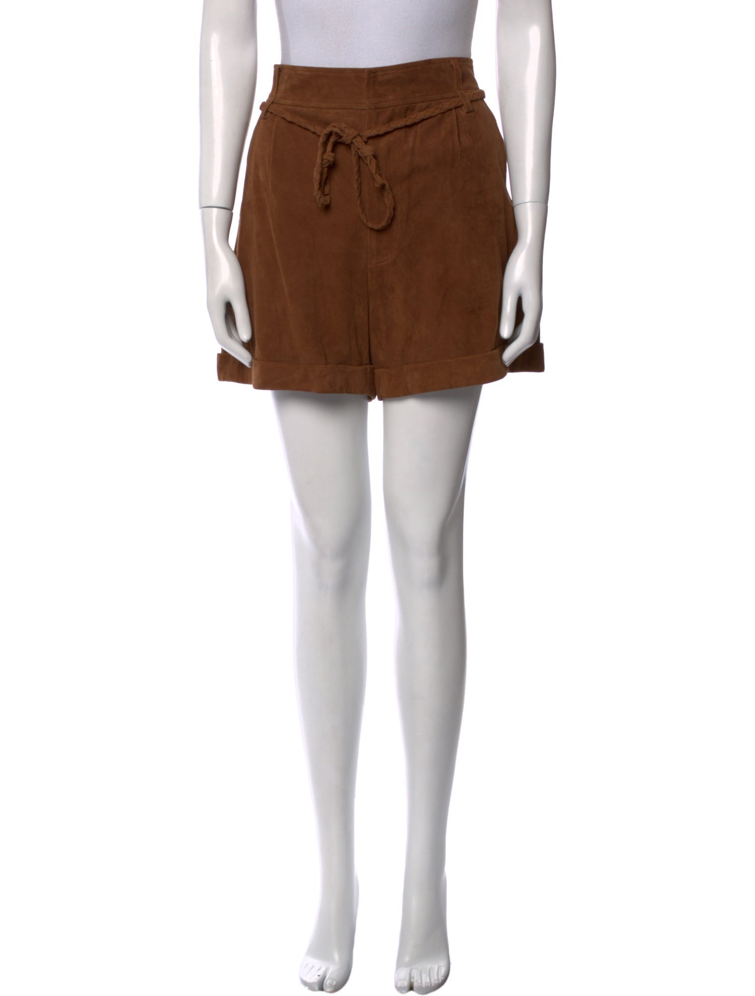Polo Ralph Lauren Suede Knee-Length Shorts