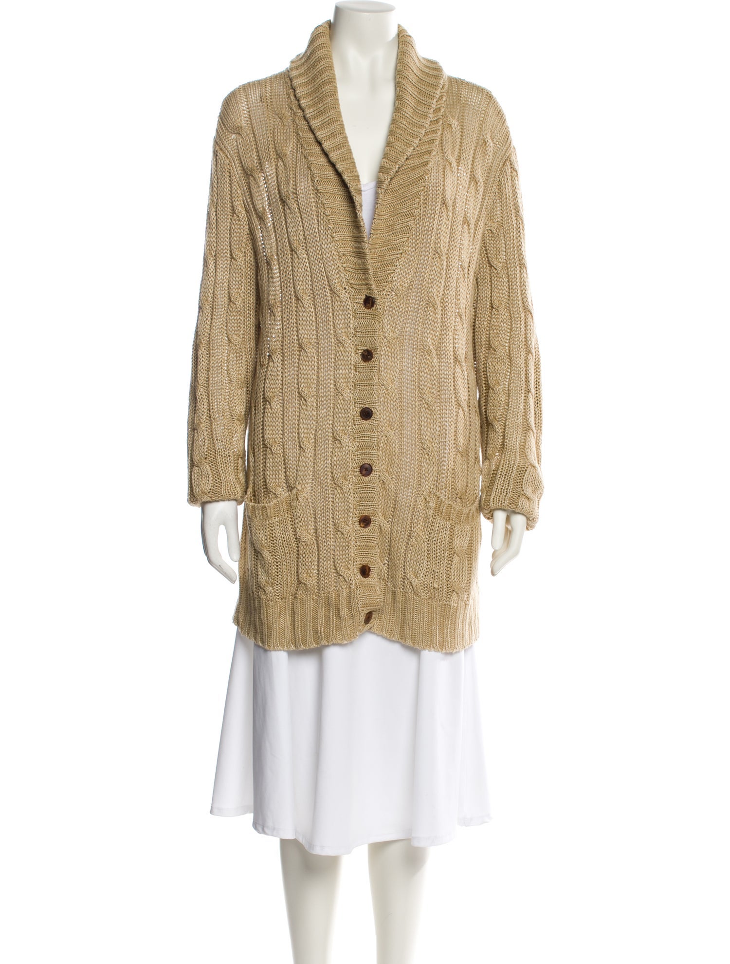 Polo Ralph Lauren Linen V-Neck Sweater