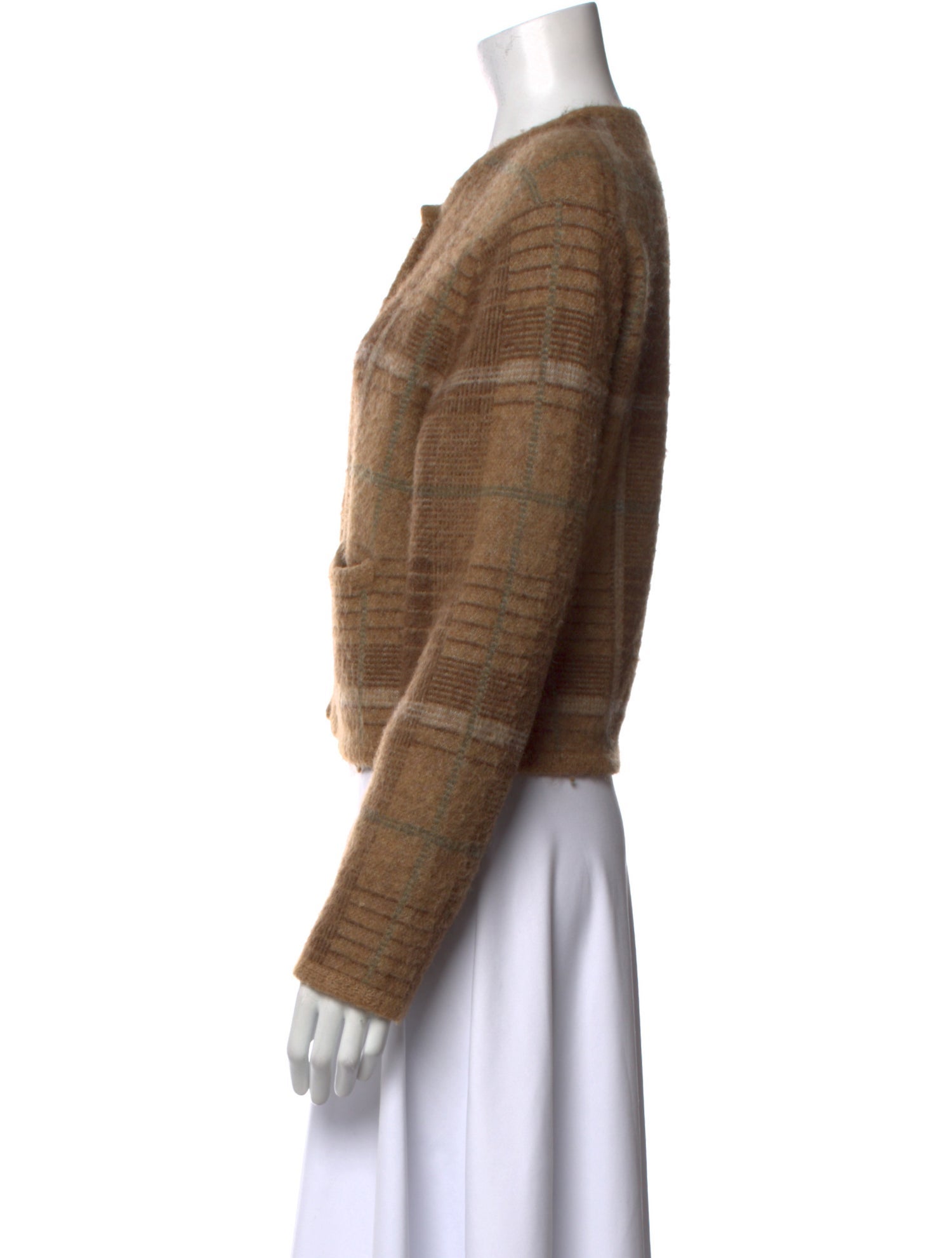 Polo Ralph Lauren Plaid Print Crew Neck Sweater