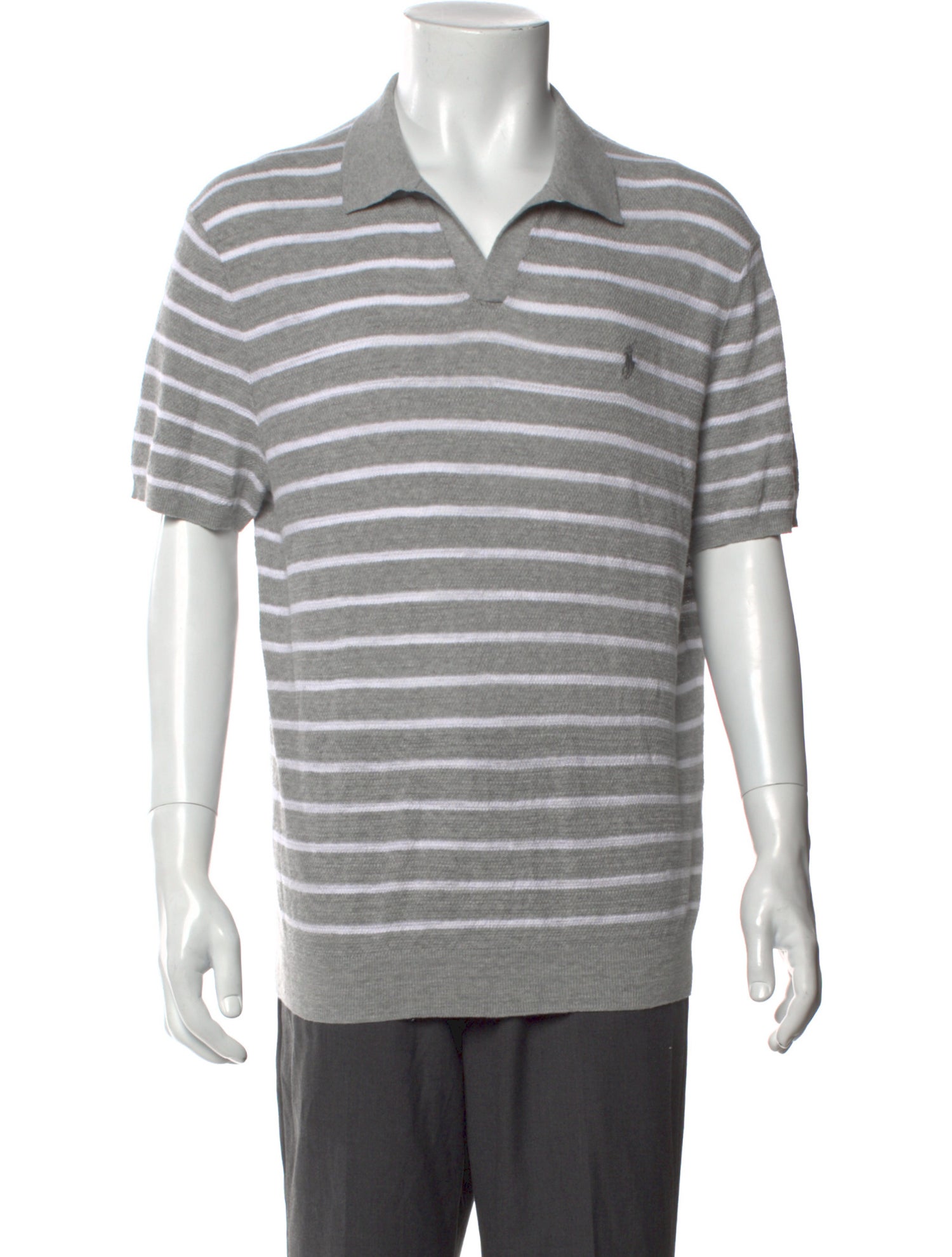 Polo Ralph Lauren Striped Mock Neck Polo Sweater