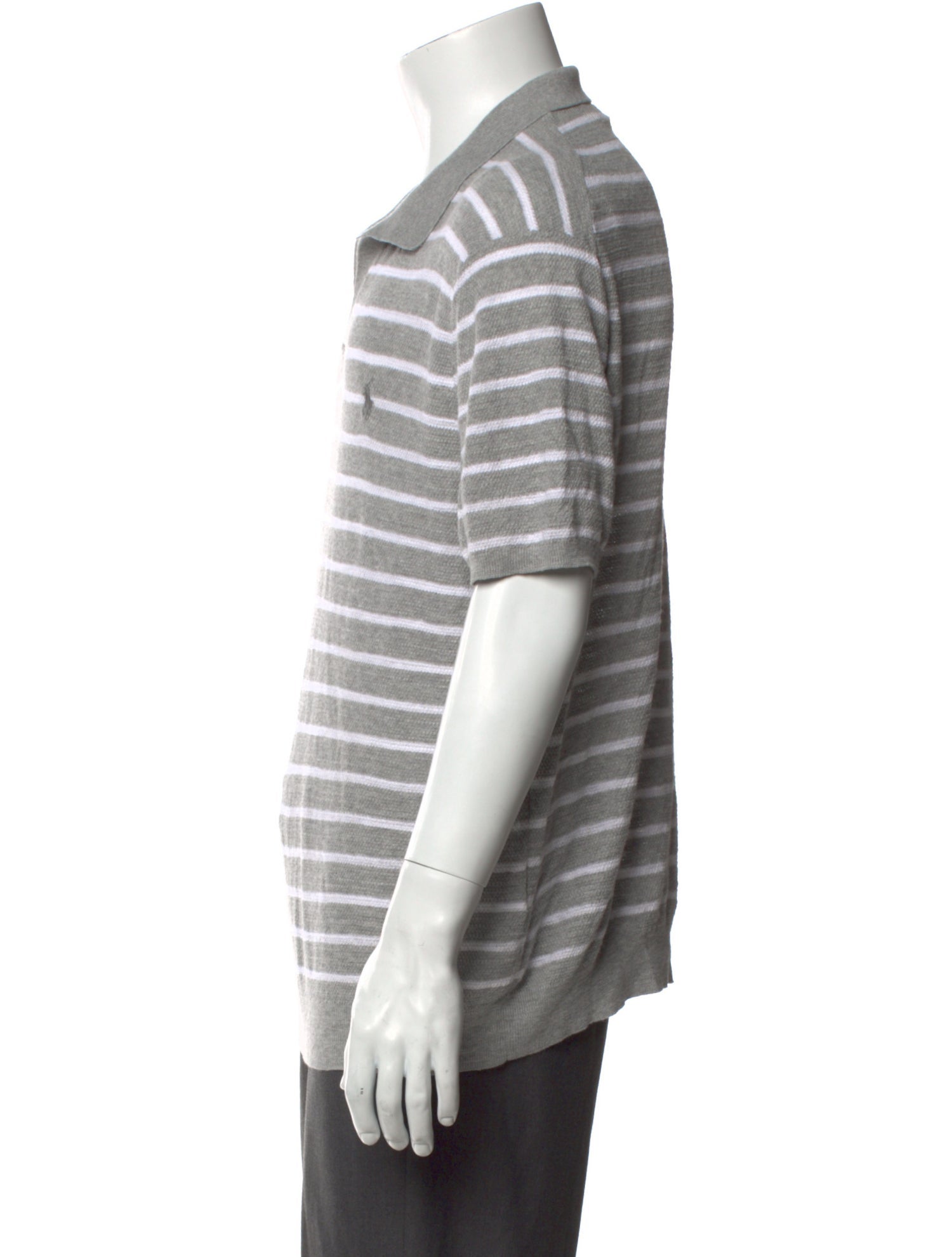 Polo Ralph Lauren Striped Mock Neck Polo Sweater