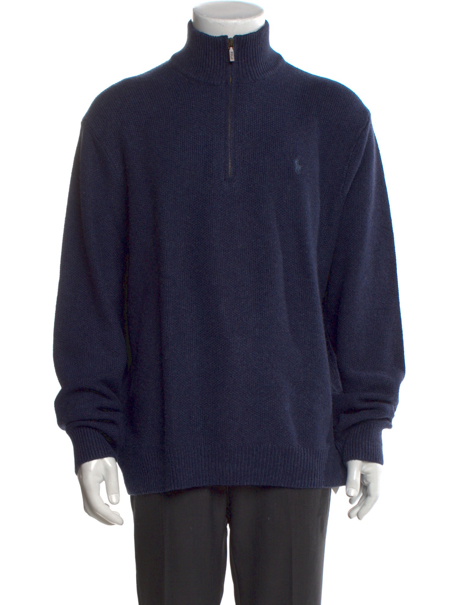 Polo Ralph Lauren Silk Mock Neck Pullover