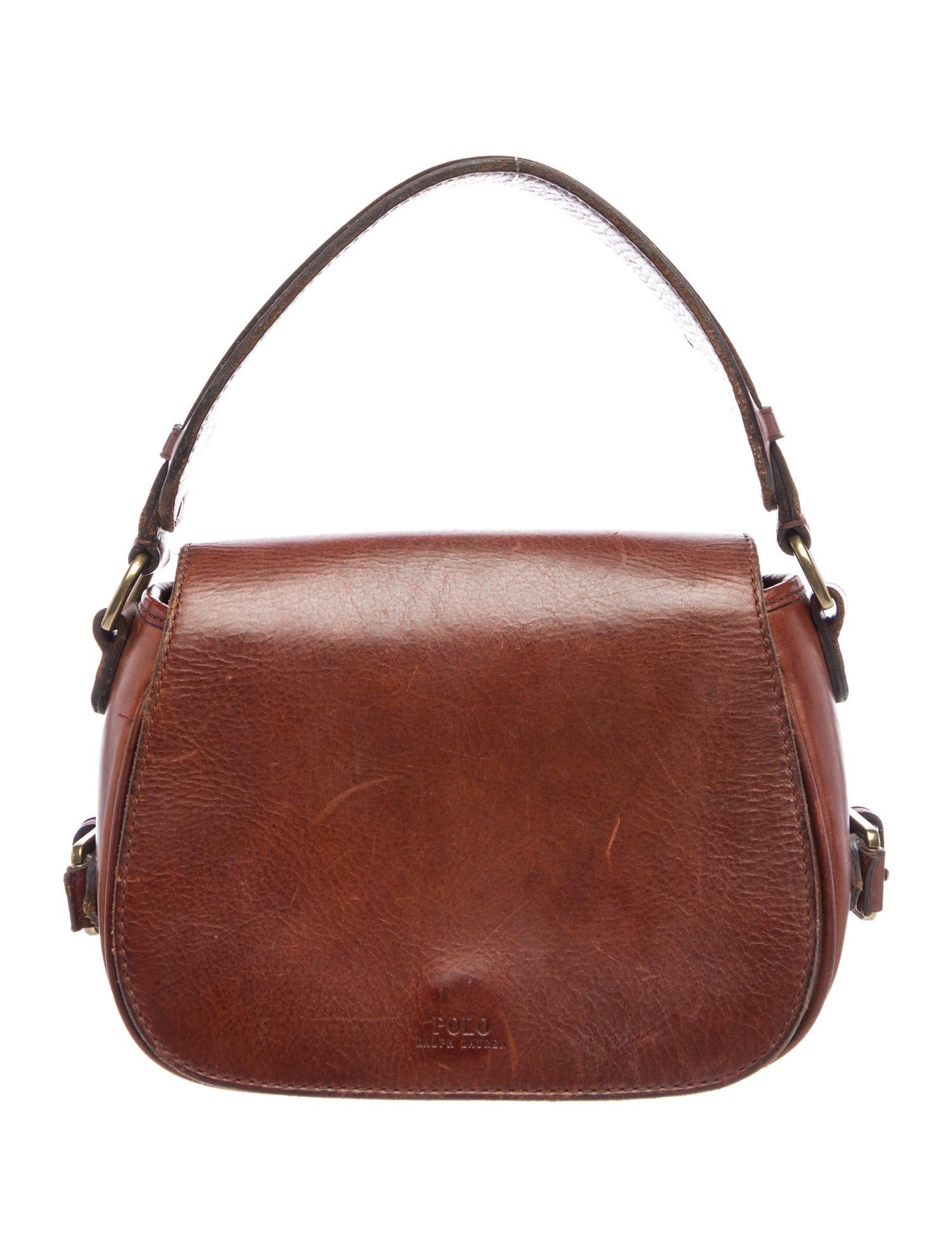 Polo Ralph Lauren Leather Top Handle Bag
