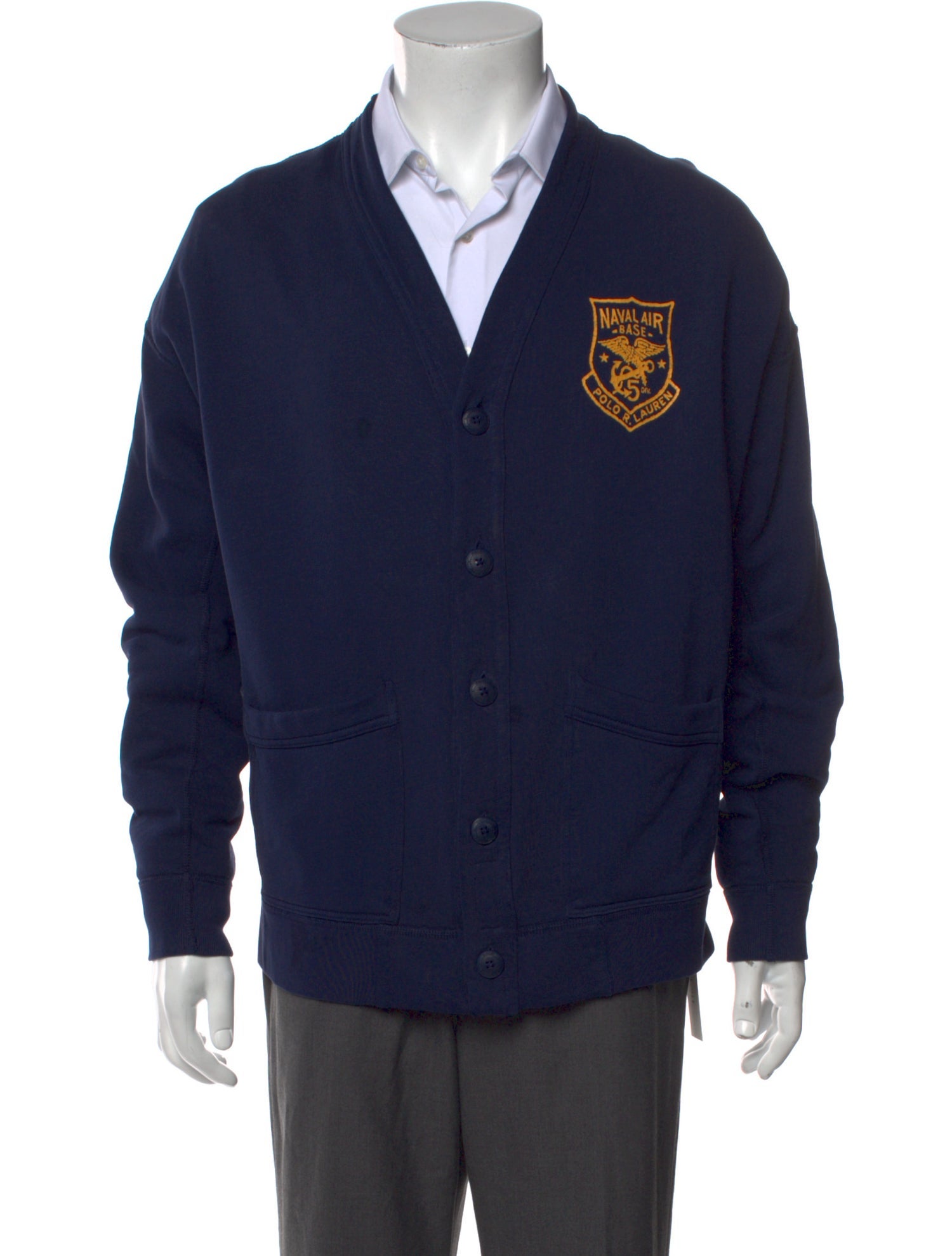 Polo Ralph Lauren Graphic Print V-Neck Cardigan