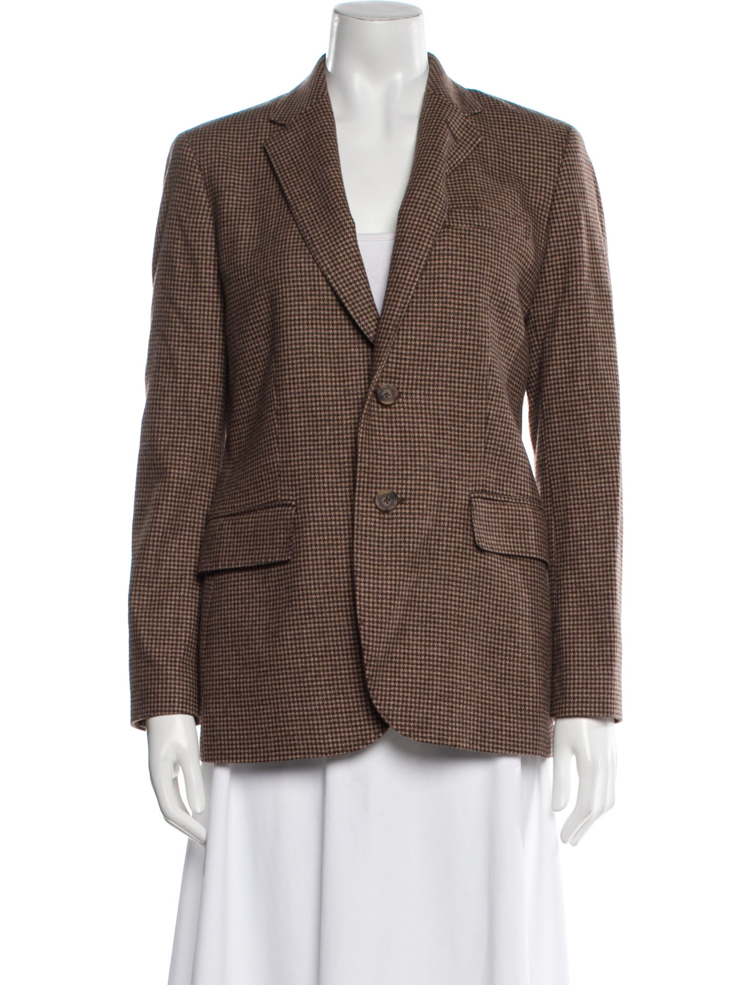 Polo Ralph Lauren Wool Plaid Print Blazer