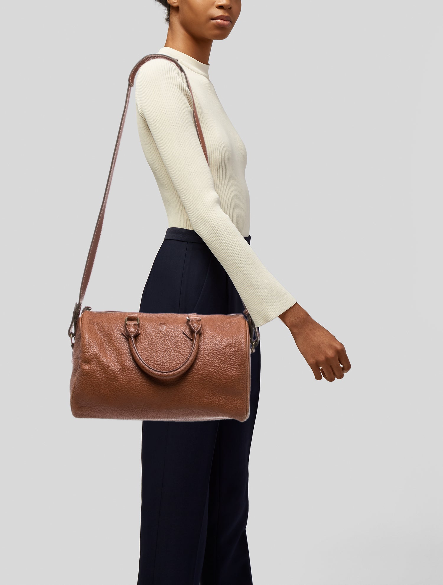 Polo Ralph Lauren Leather Top Handle Bag