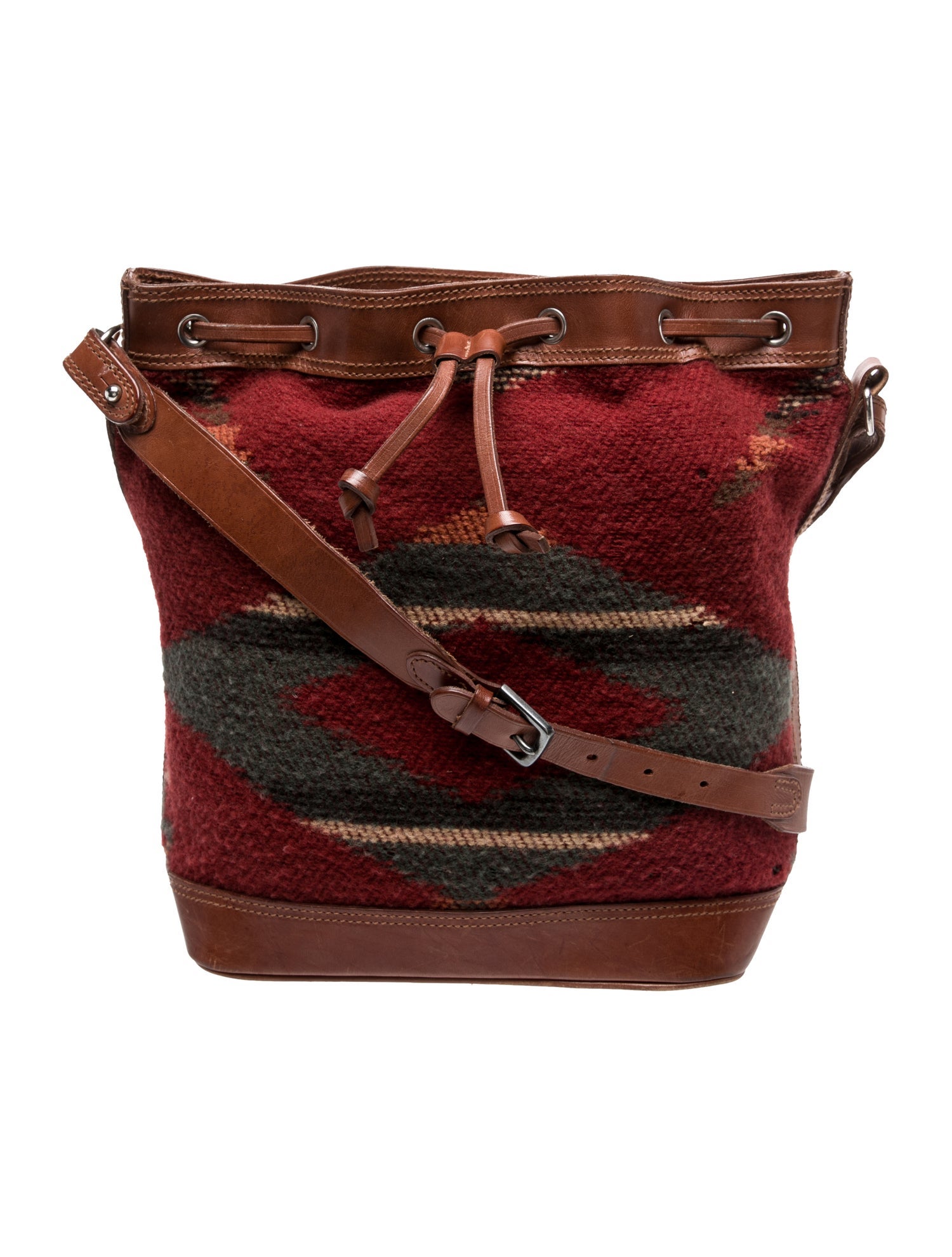 Polo Ralph Lauren Leather Messenger Bag