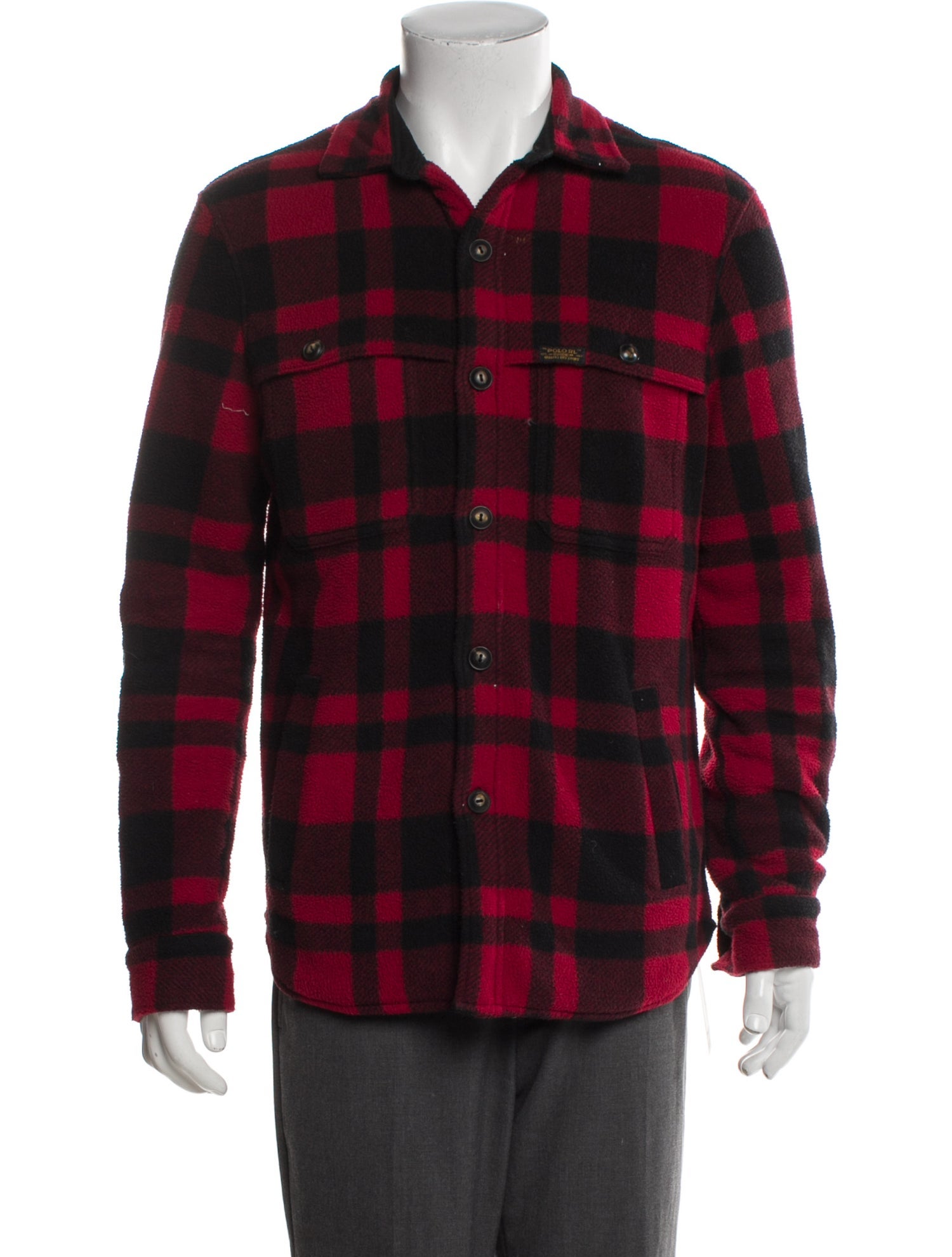 Polo Ralph Lauren Plaid Print Trucker Jacket