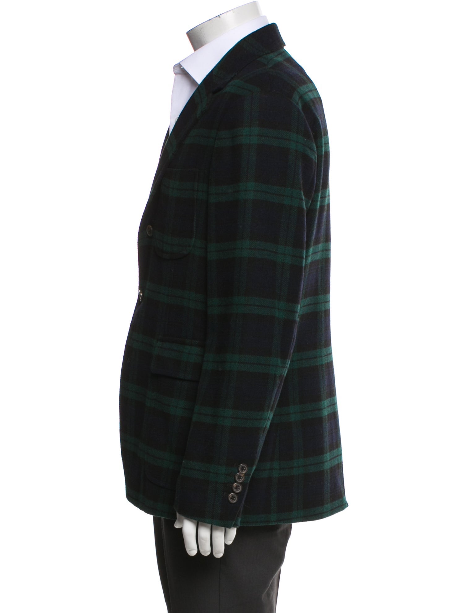 Polo Ralph Lauren Plaid Print Coat