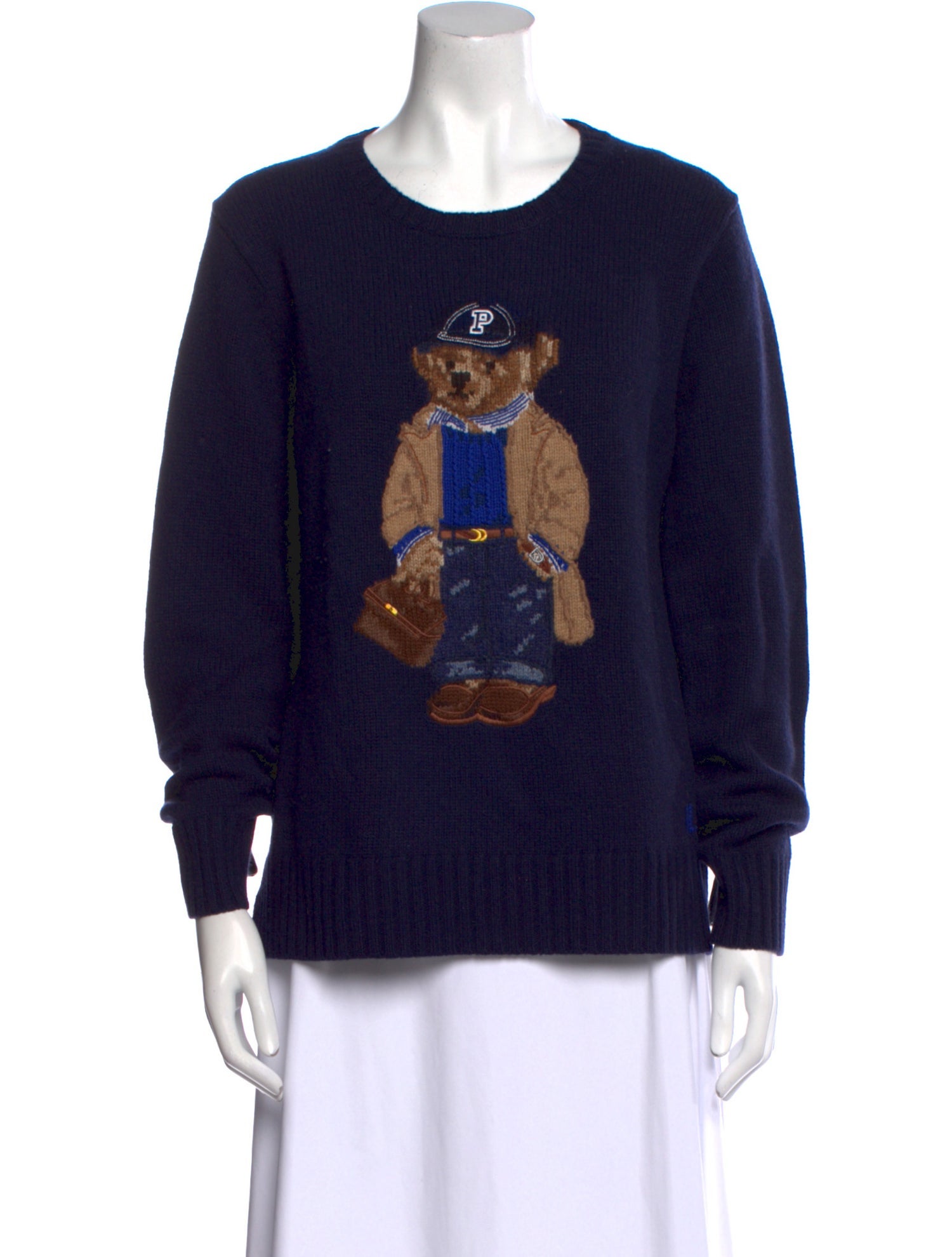 Polo Ralph Lauren Wool Graphic Print Sweater
