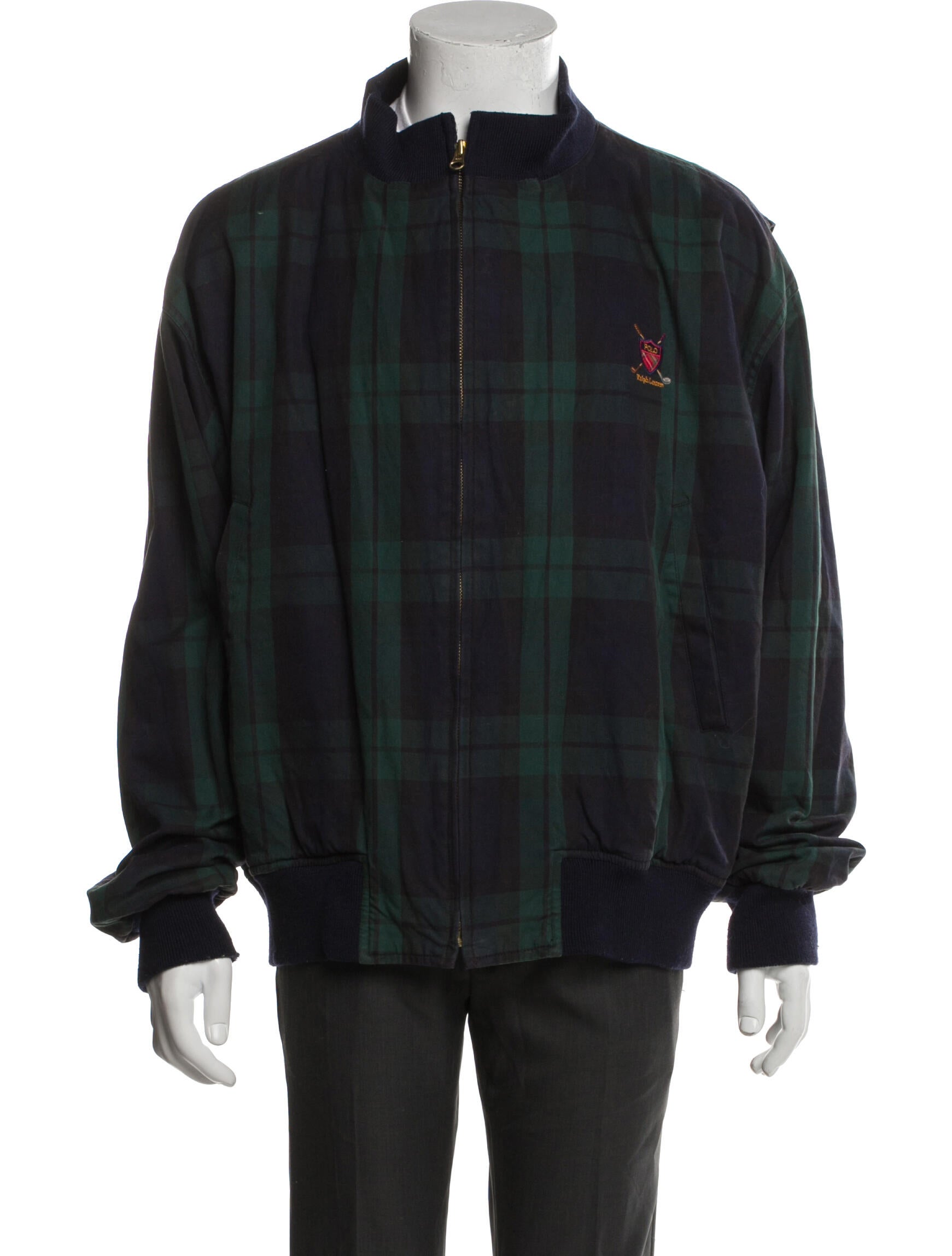 Polo Ralph Lauren Plaid Print Trucker Jacket