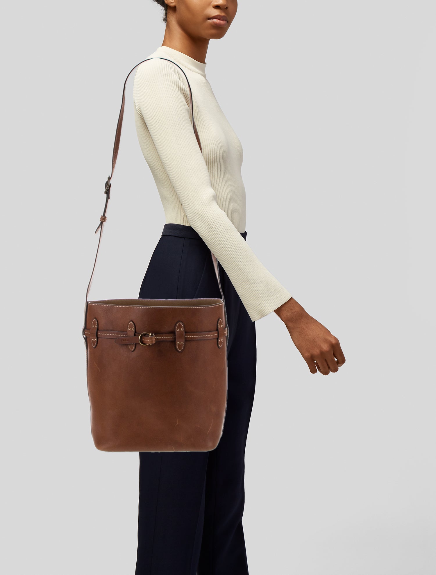 Polo Ralph Lauren Leather Shoulder Bag