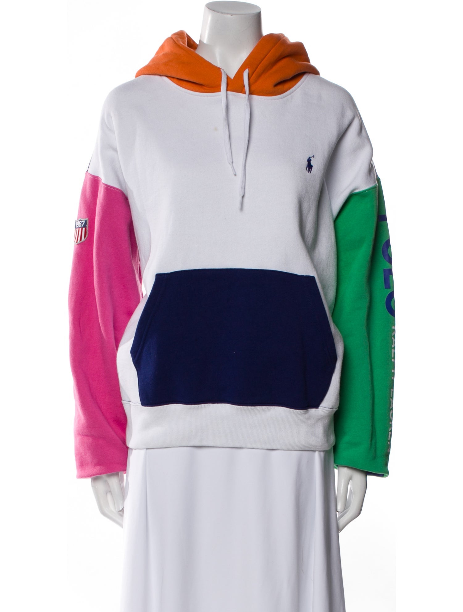 Polo Ralph Lauren Colorblock Pattern Crew Neck Sweater