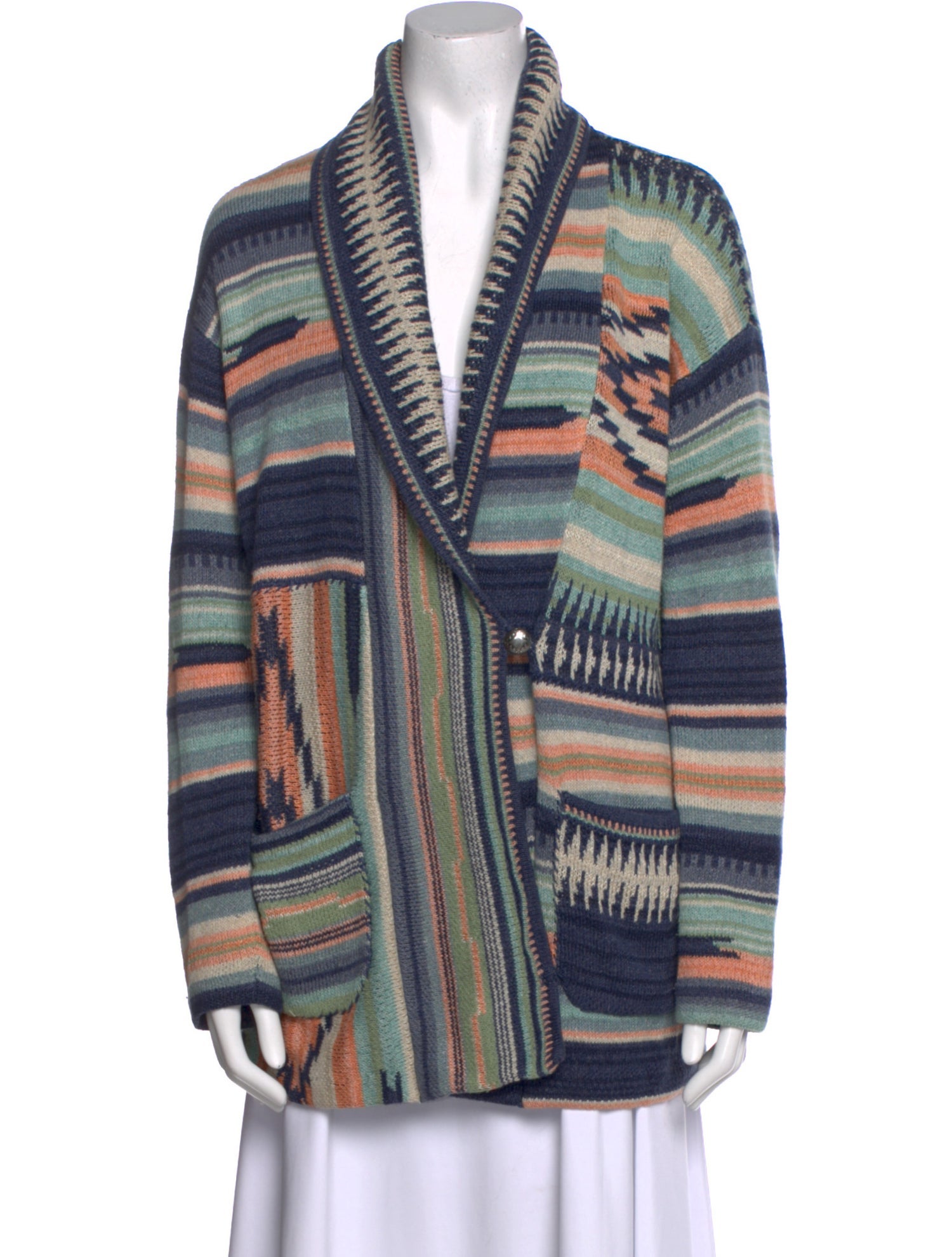 Polo Ralph Lauren Printed V-Neck Sweater