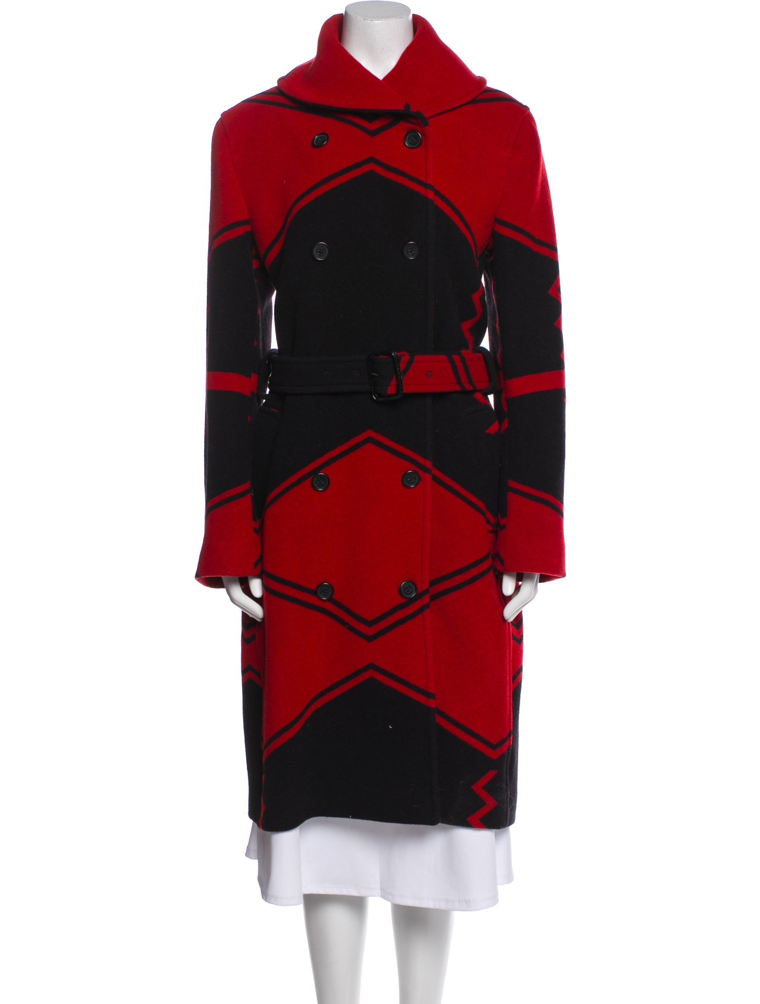 Polo Ralph Lauren Wool Printed Coat