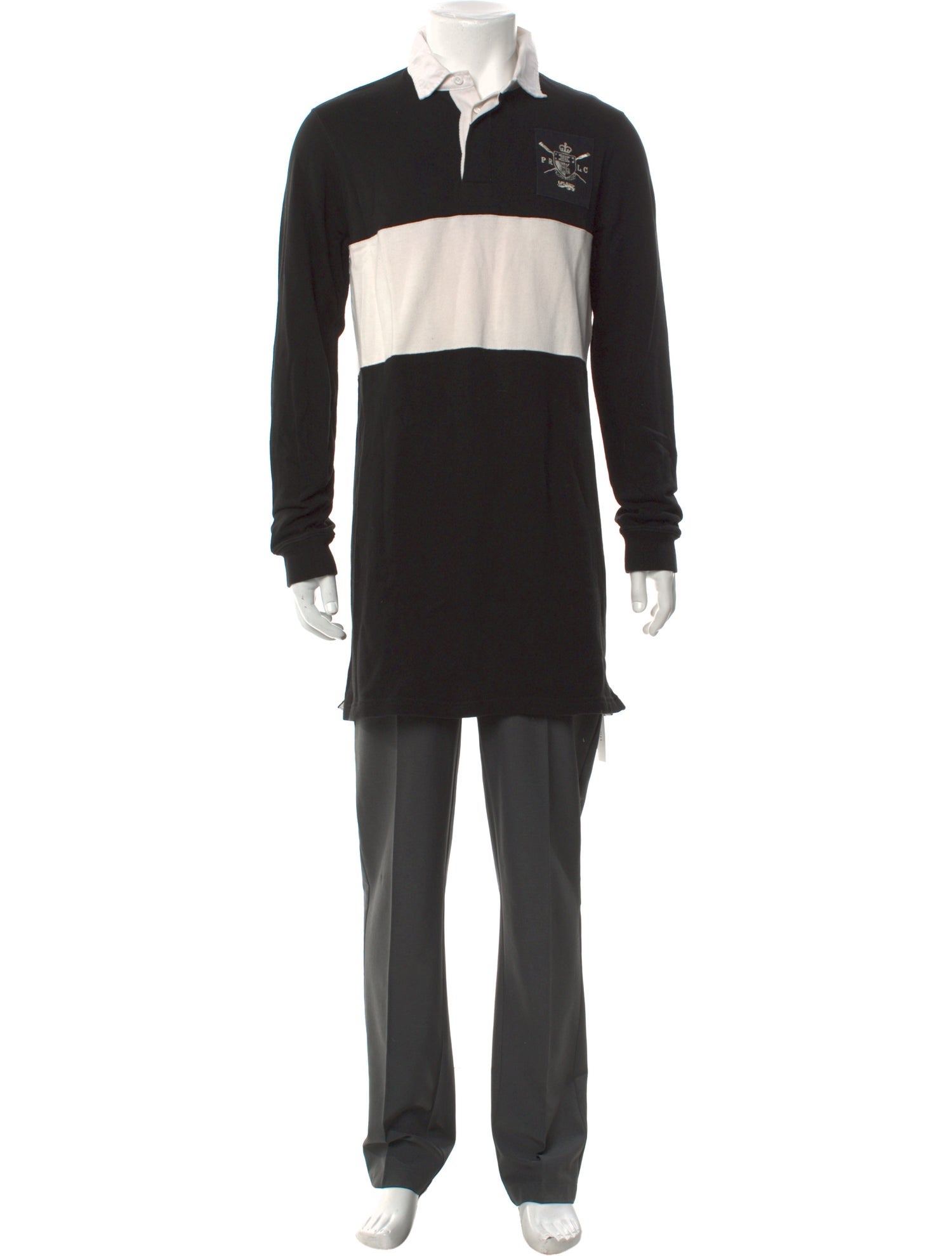 Polo Ralph Lauren Colorblock Pattern Collar Polo Shirt