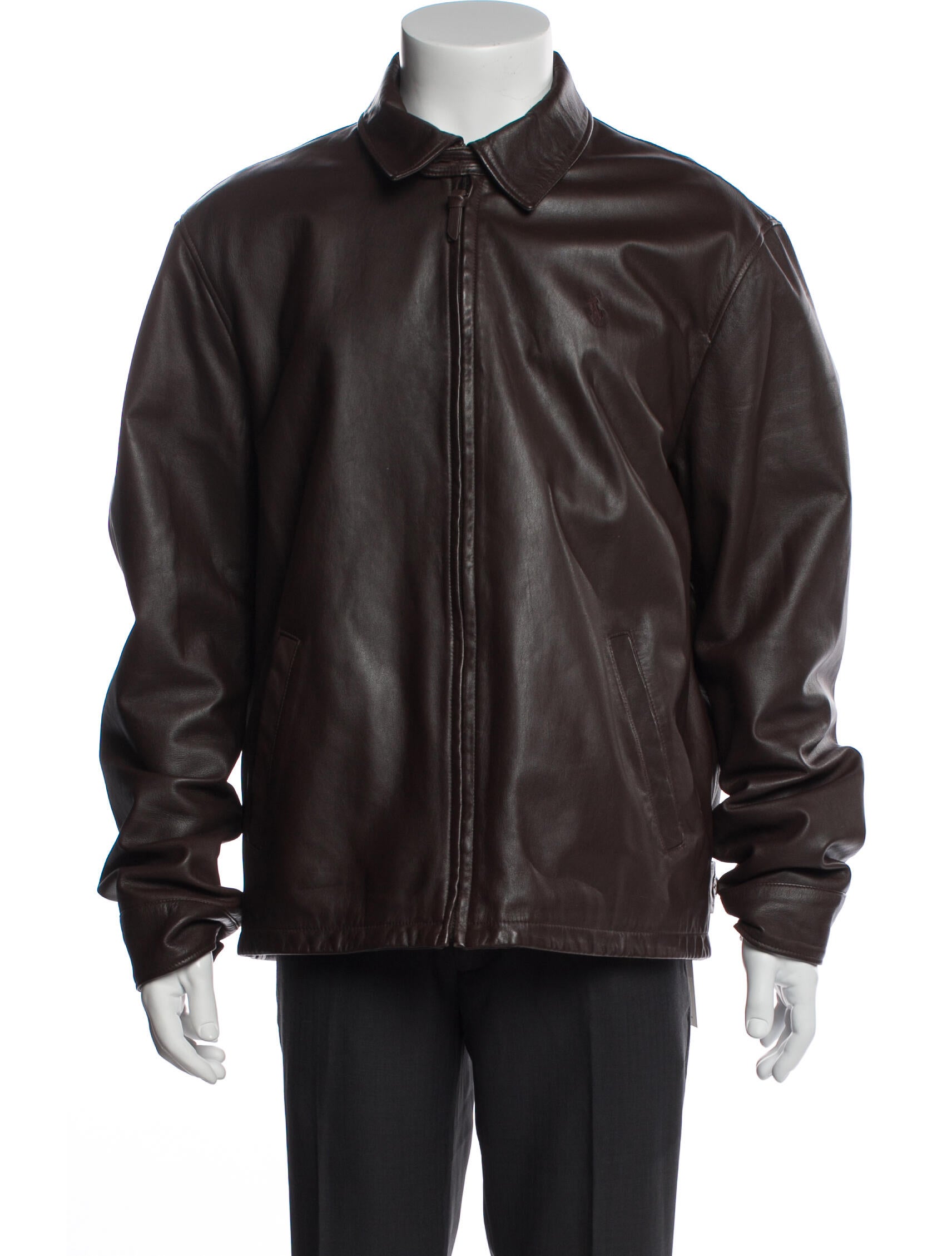 Polo Ralph Lauren Lamb Leather Moto Jacket