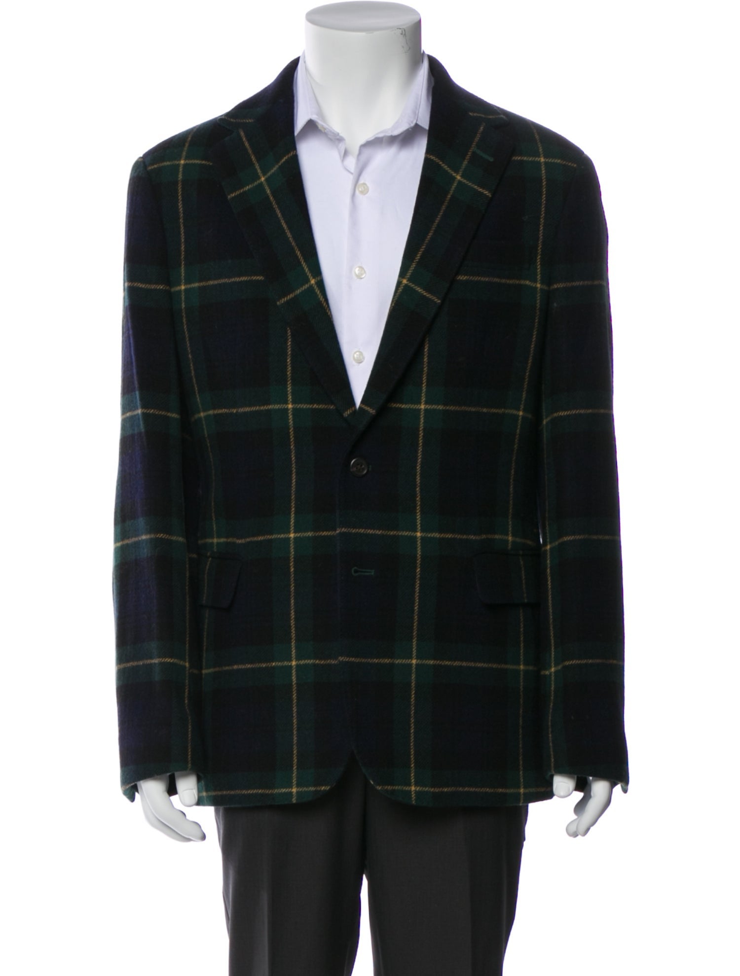 Polo Ralph Lauren Wool Patterned Blazer