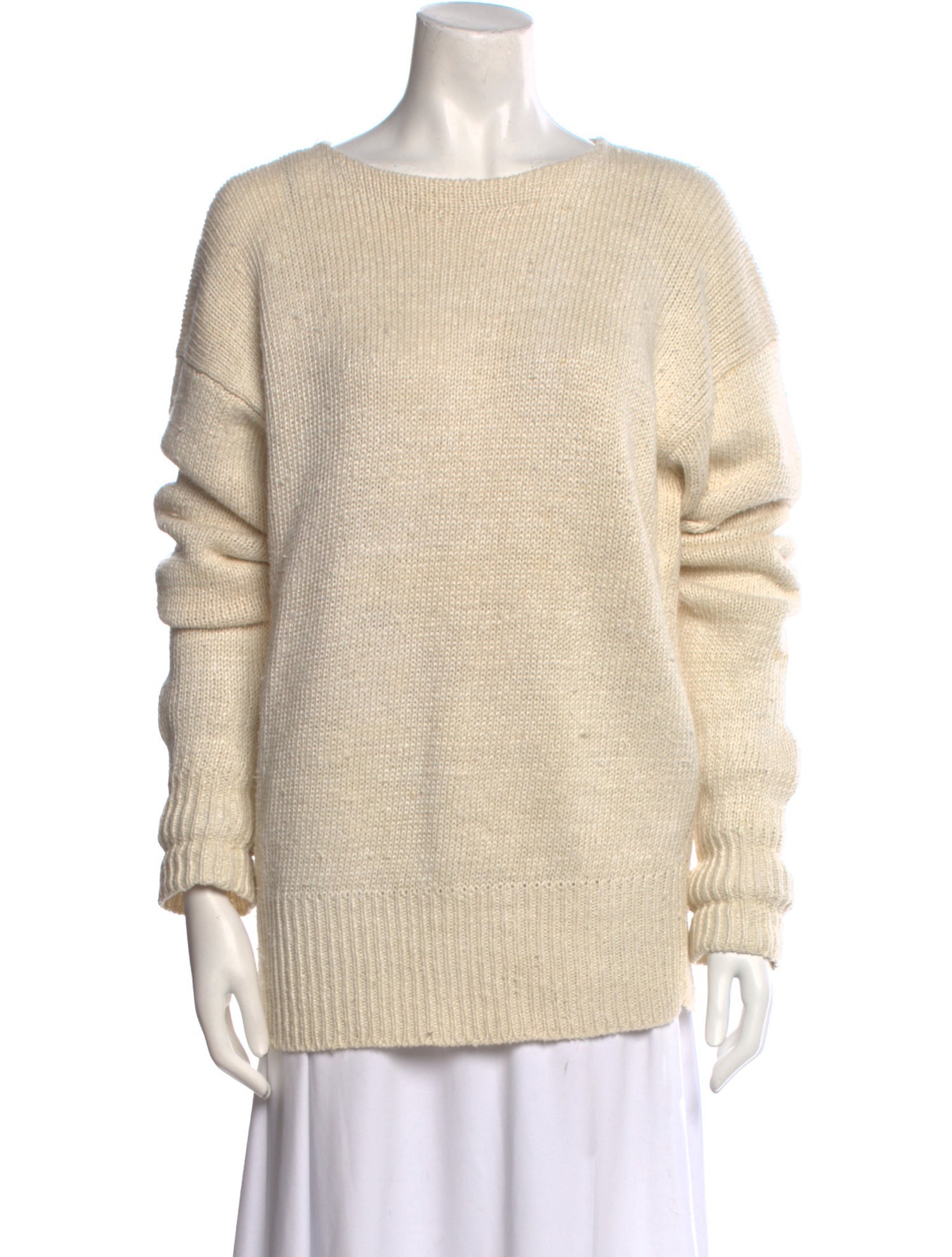 Polo Ralph Lauren Linen Bateau Neckline Sweater