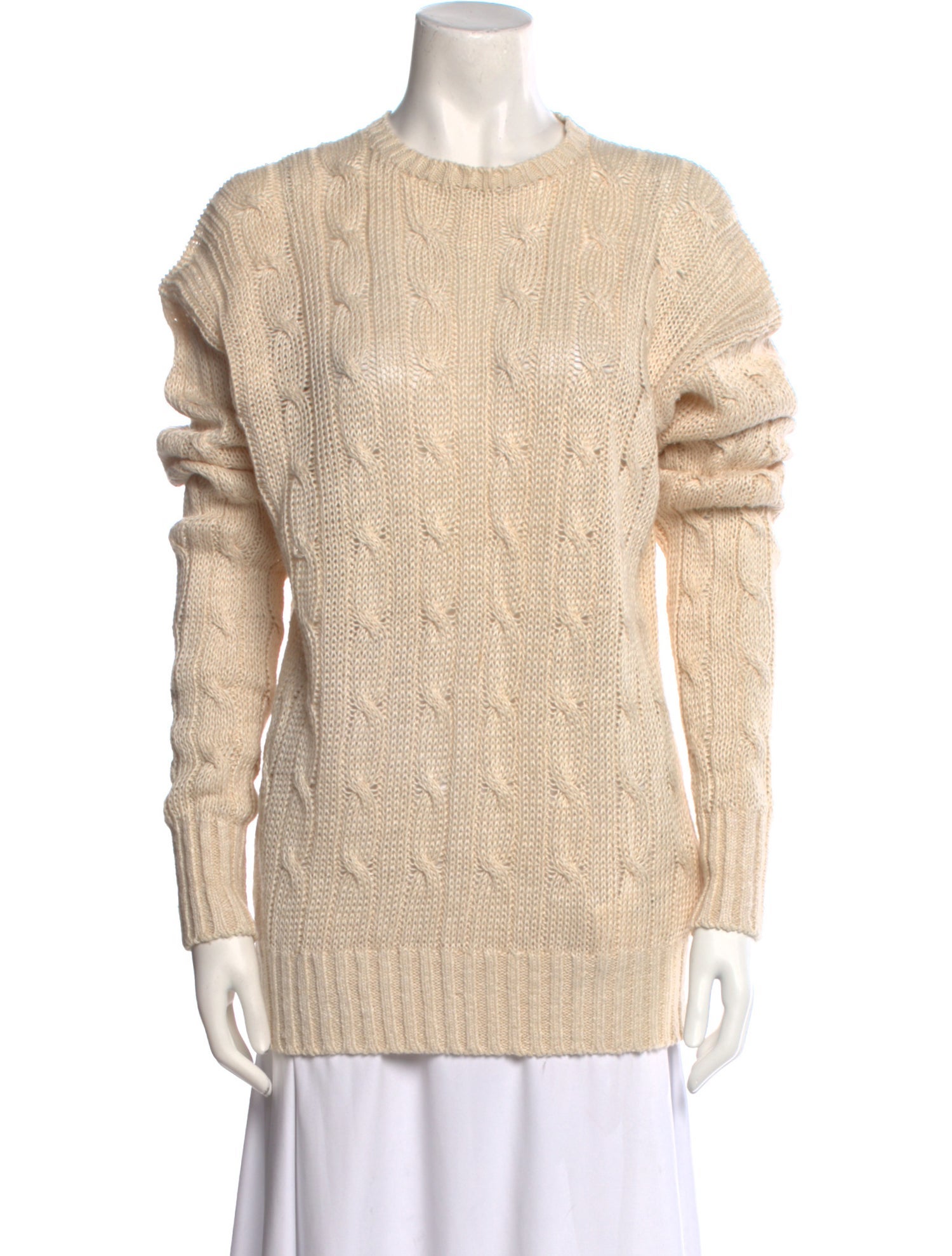 Polo Ralph Lauren Linen Mock Neck Sweater