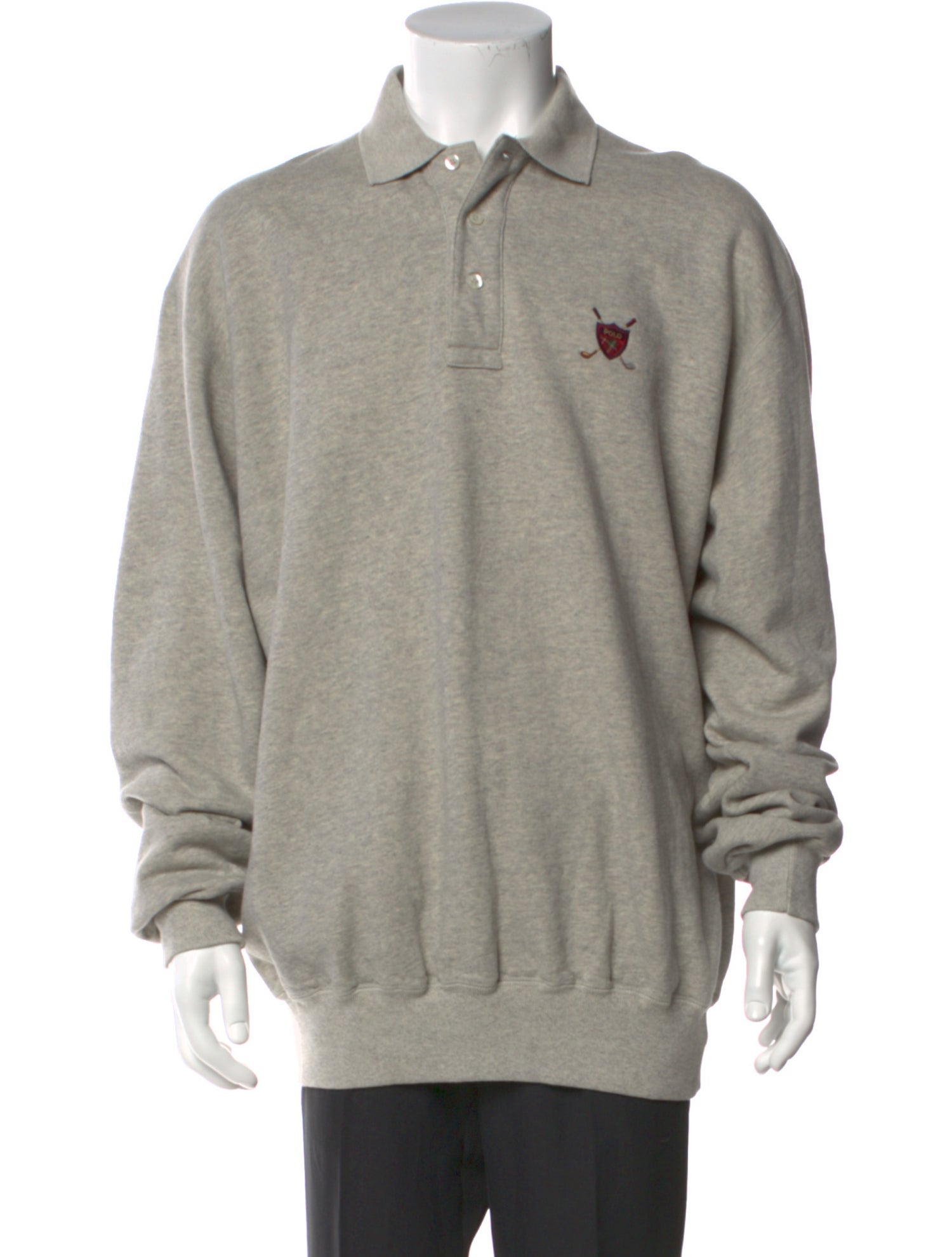 Polo Ralph Lauren Graphic Print Mock Neck Polo Sweater