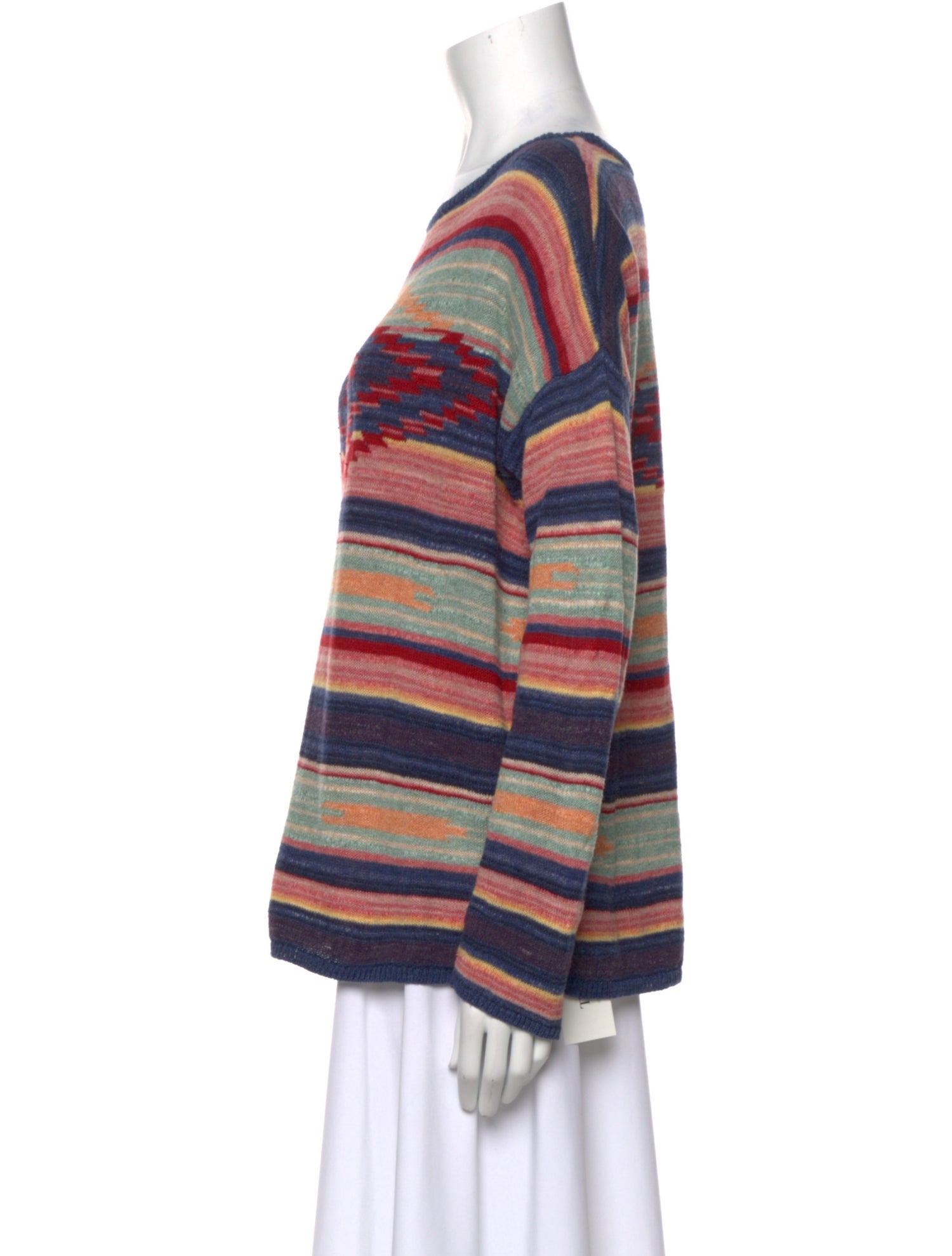 Polo Ralph Lauren Striped Bateau Neckline Sweater