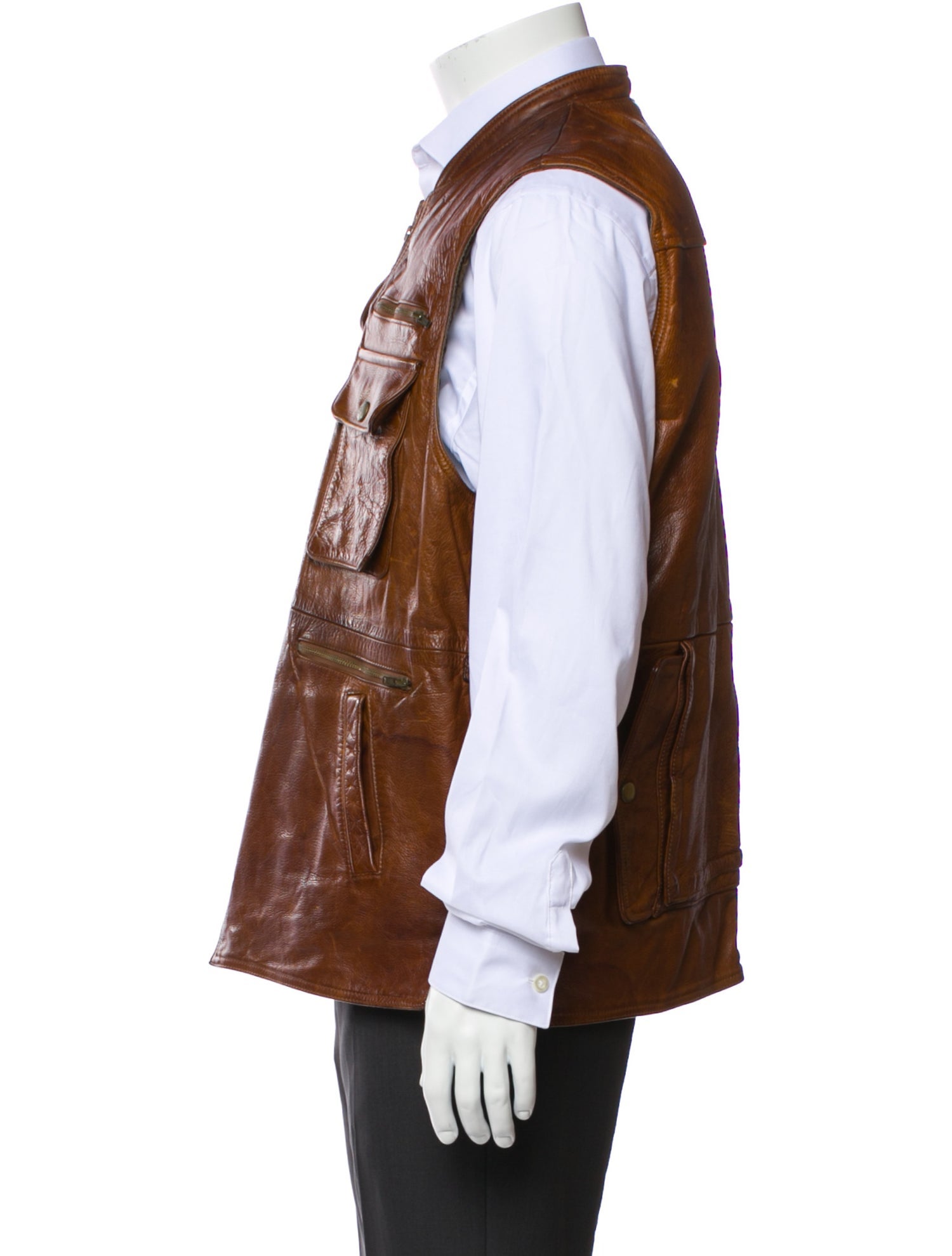 Polo Ralph Lauren Vintage Leather Vest