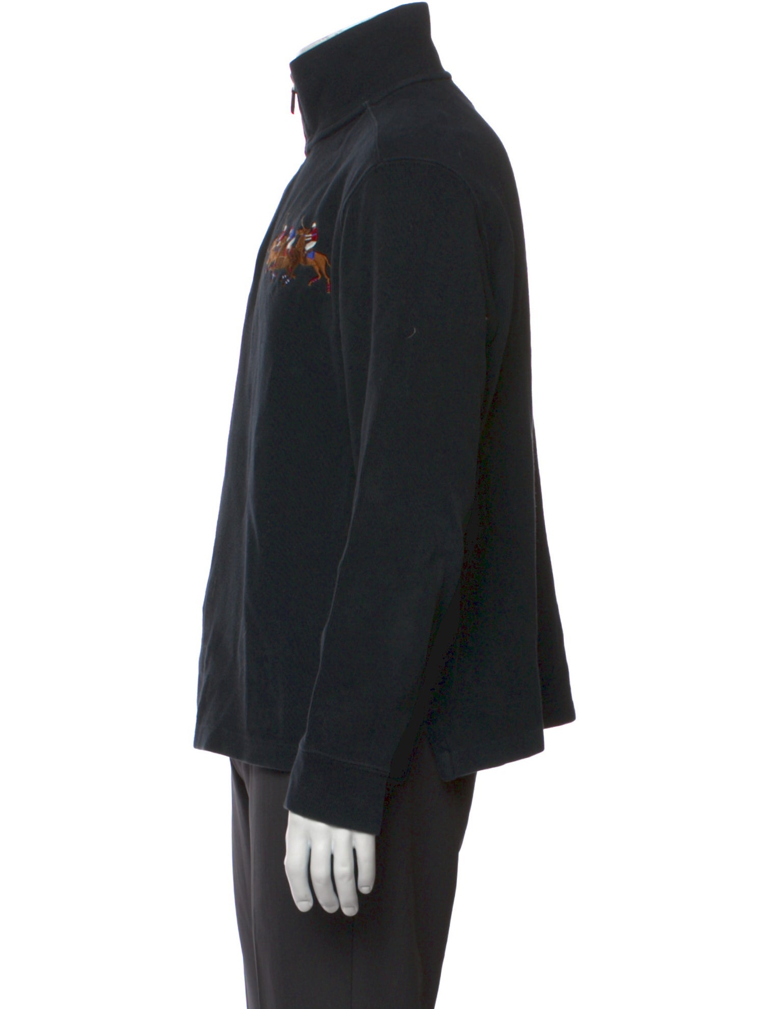 Polo Ralph Lauren Graphic Print Mock Neck Pullover