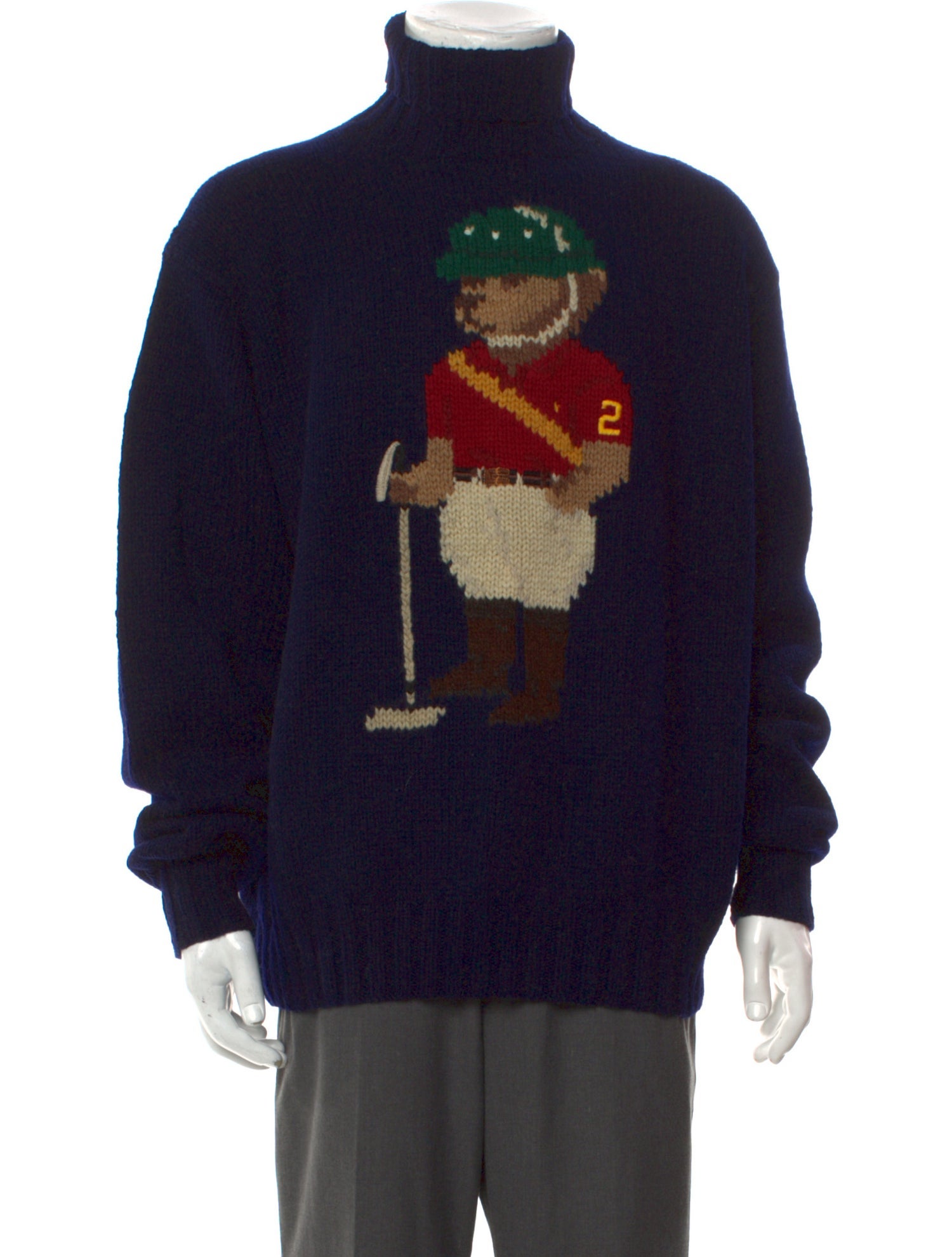 Polo Ralph Lauren Wool Graphic Print Pullover