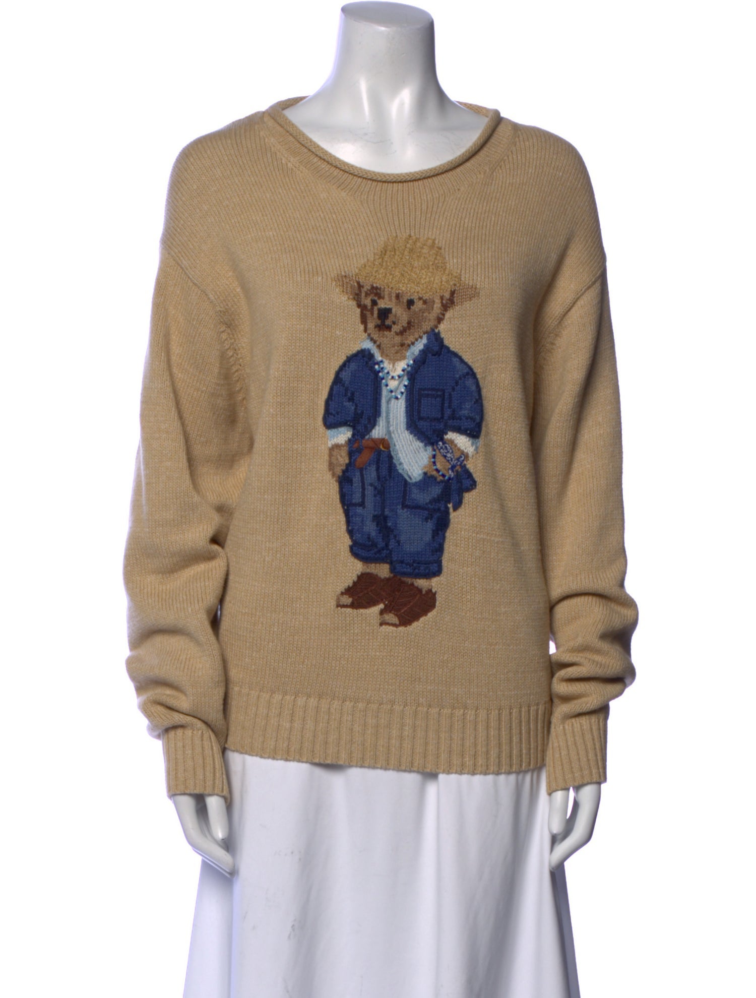 Polo Ralph Lauren Graphic Print Scoop Neck Sweater