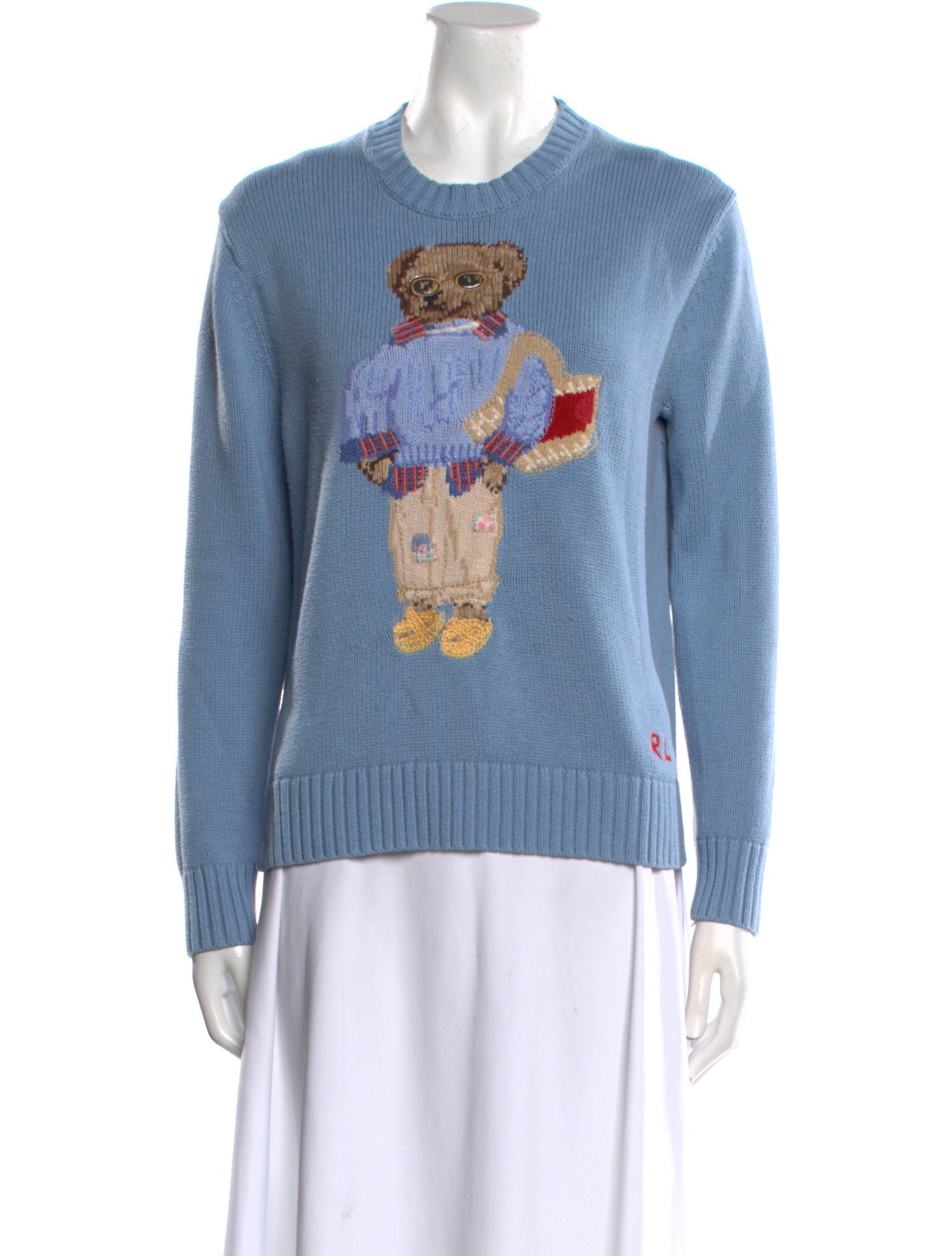 Polo Ralph Lauren Graphic Print Crew Neck Sweater