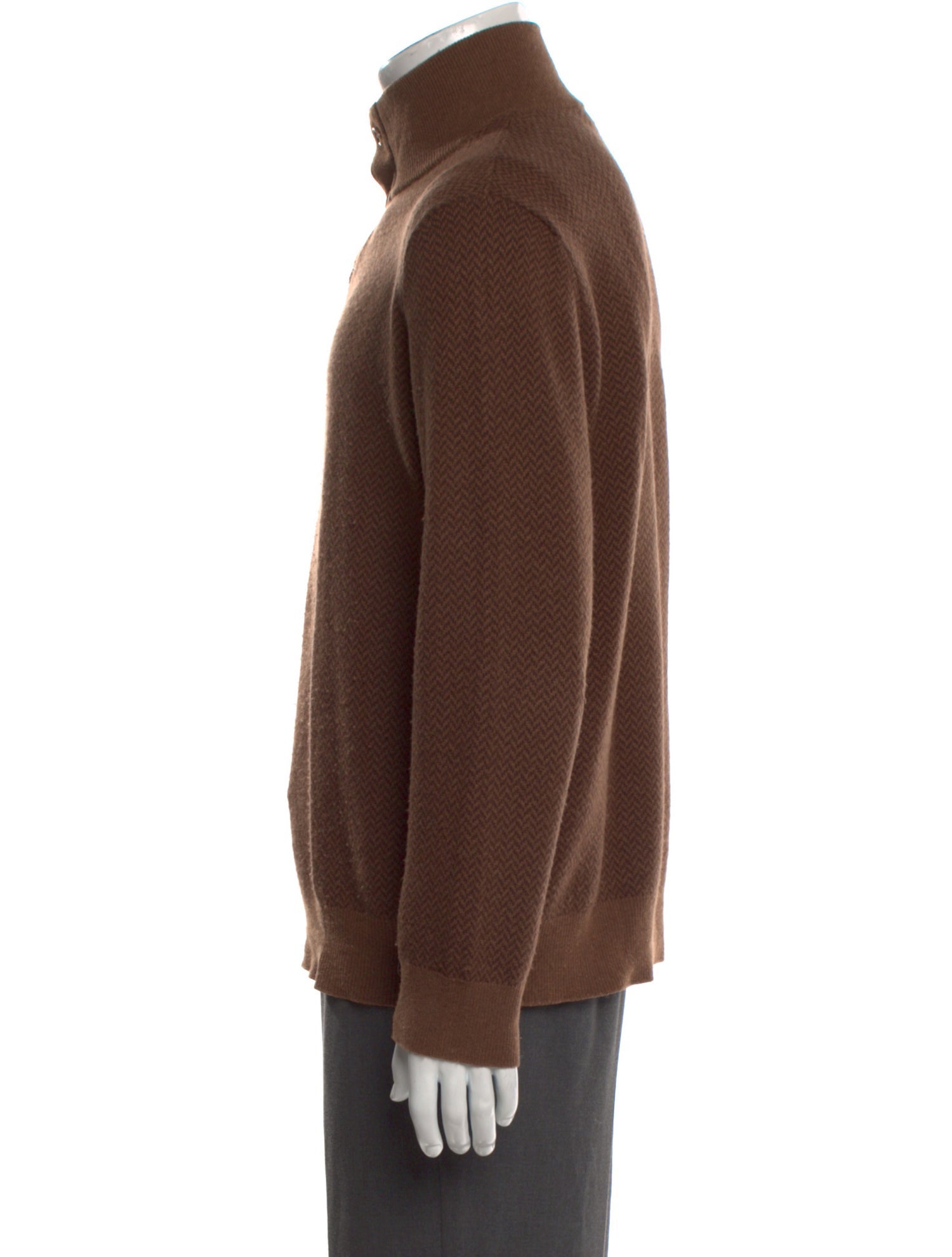 Polo Ralph Lauren Merino Wool Mock Neck Polo Sweater