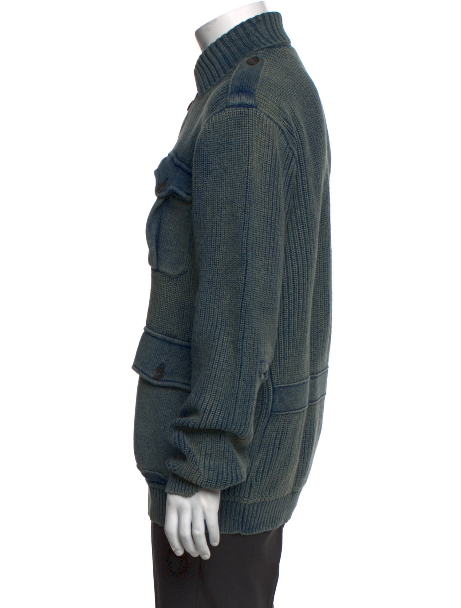 Polo Ralph Lauren Mock Neck Long Sleeve Cardigan