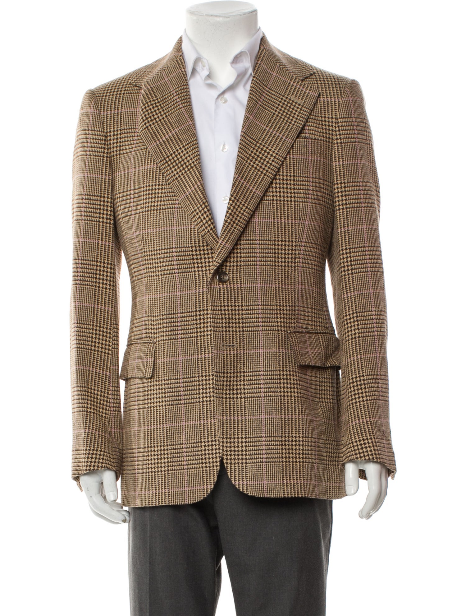 Polo Ralph Lauren Houndstooth Print Peacoat