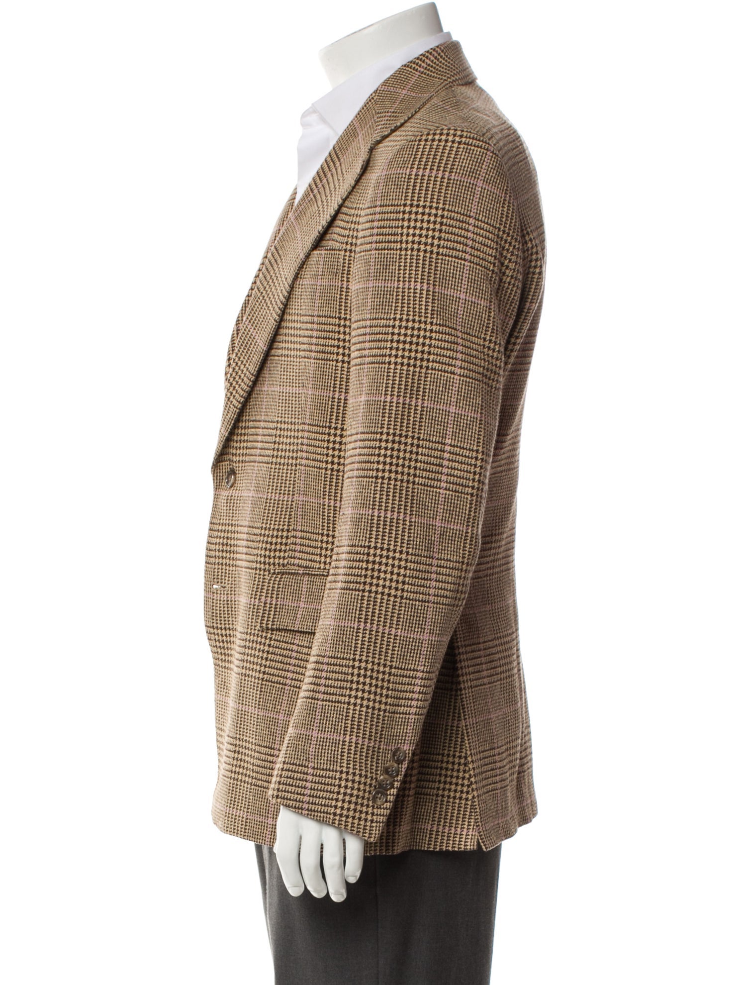 Polo Ralph Lauren Houndstooth Print Peacoat