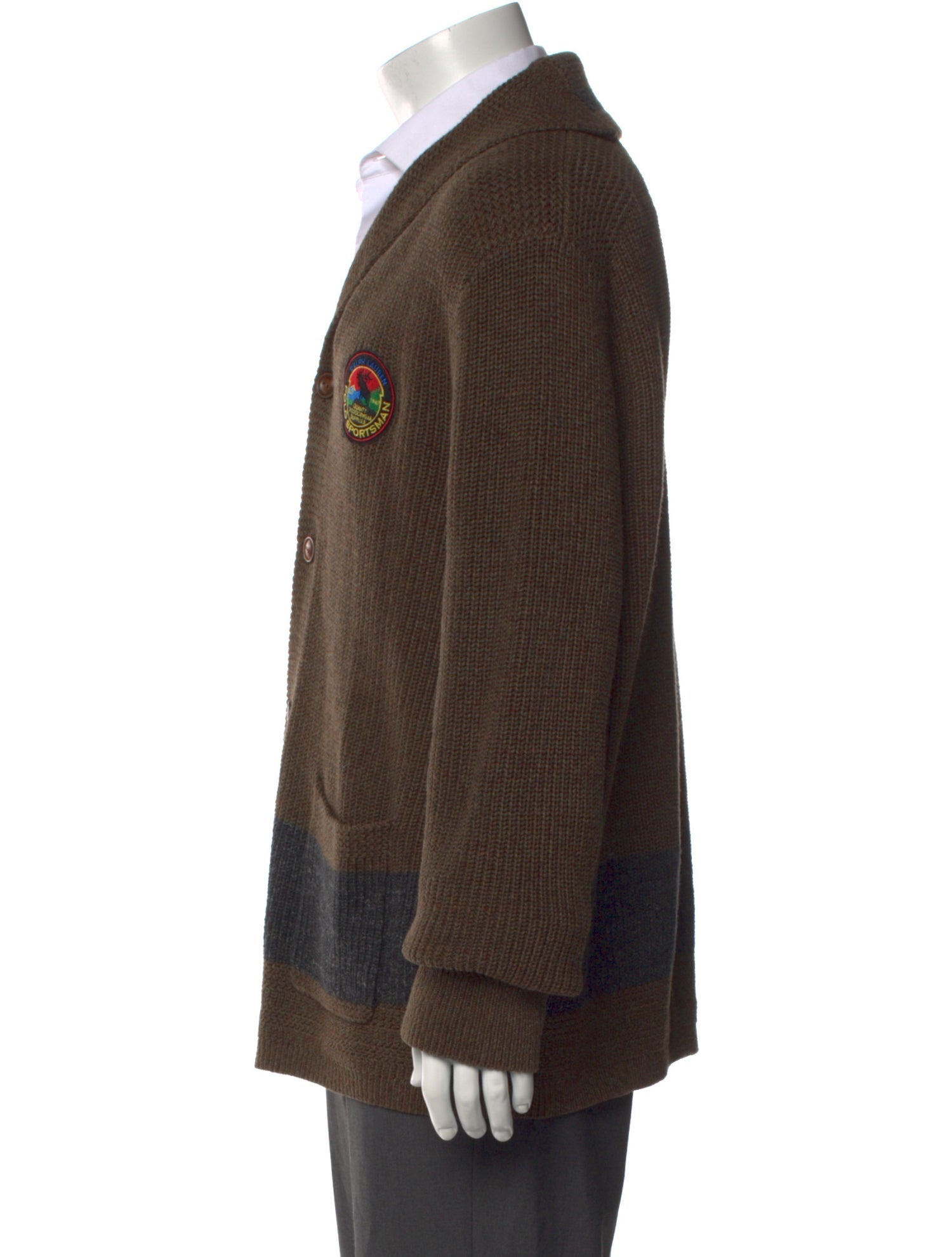 Polo Ralph Lauren Graphic Print V-Neck Cardigan