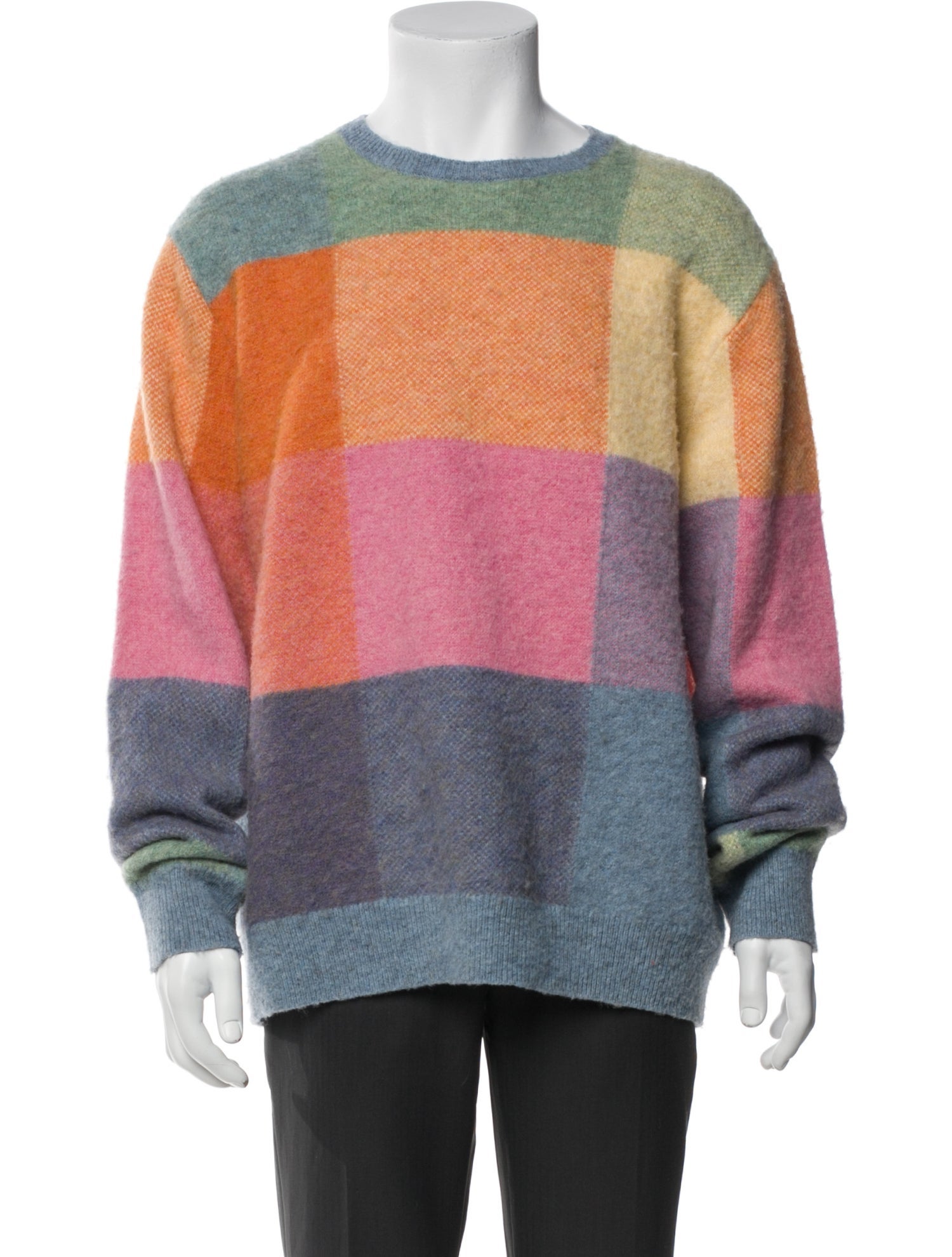 Polo Ralph Lauren Wool Colorblock Pattern Pullover