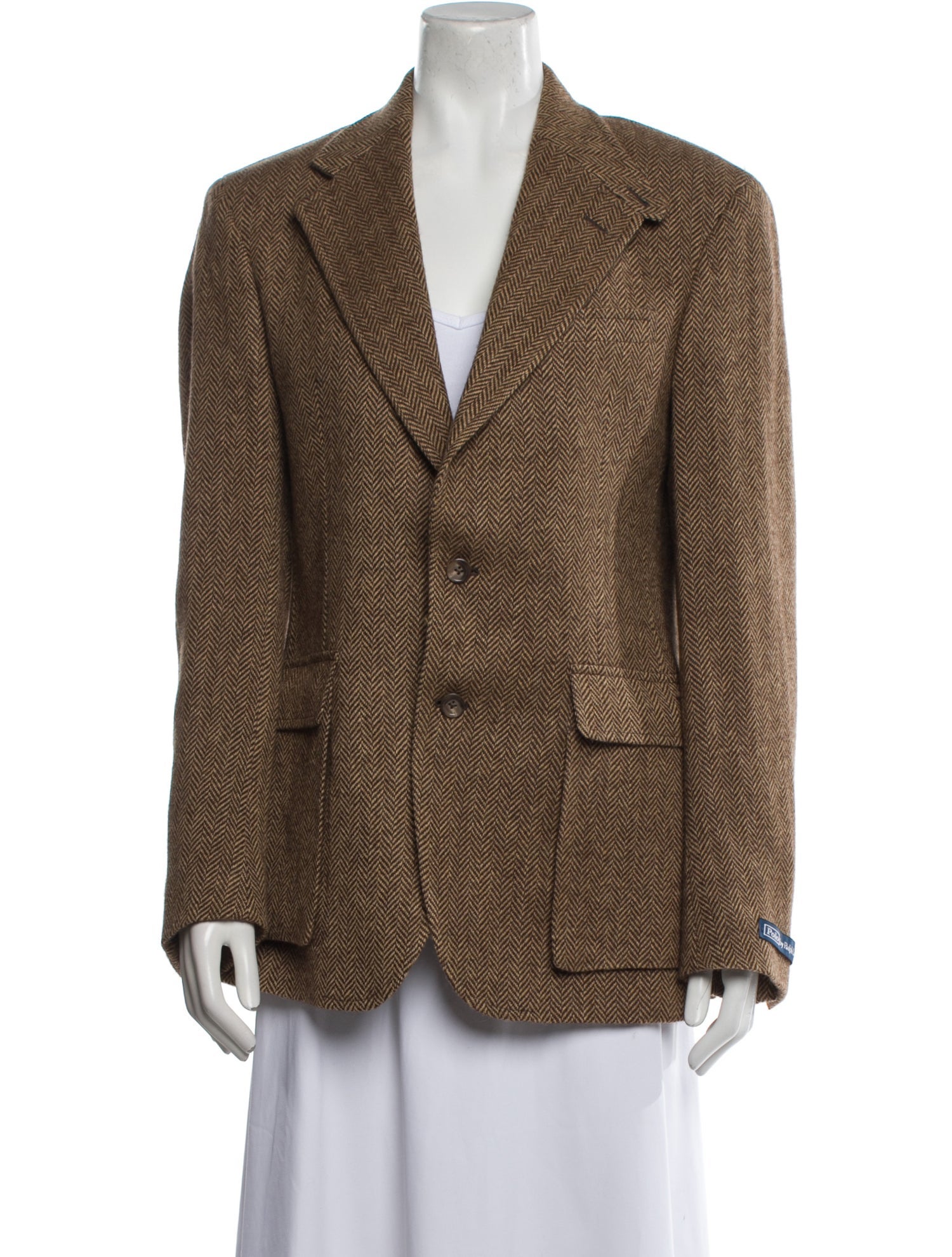 Polo Ralph Lauren Wool Patterned Blazer