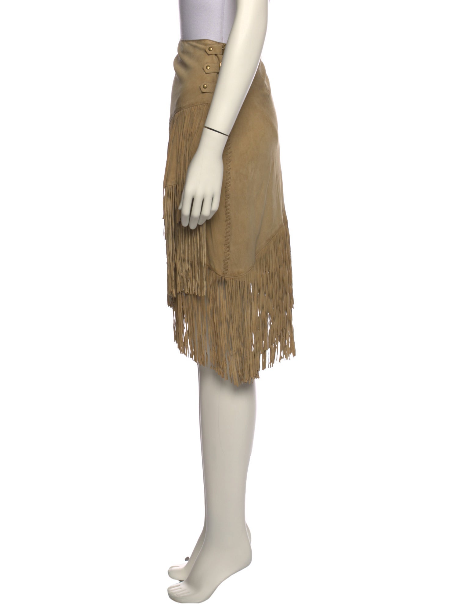 Polo Ralph Lauren Leather Mini Skirt