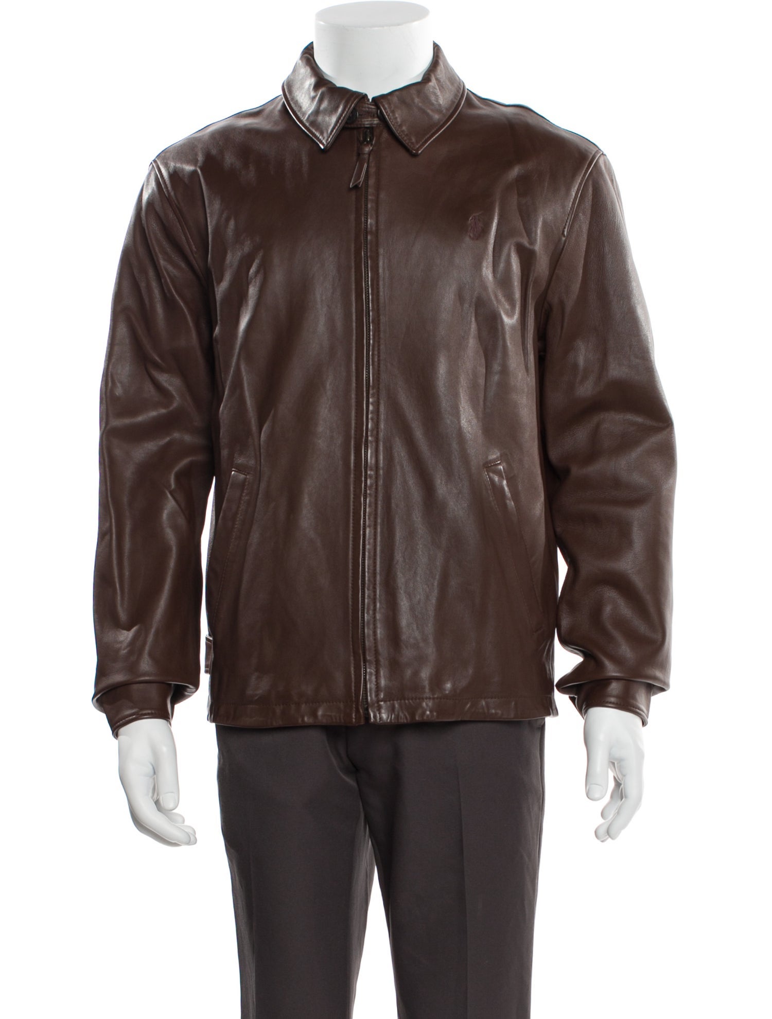 Polo Ralph Lauren Lamb Leather Moto Jacket