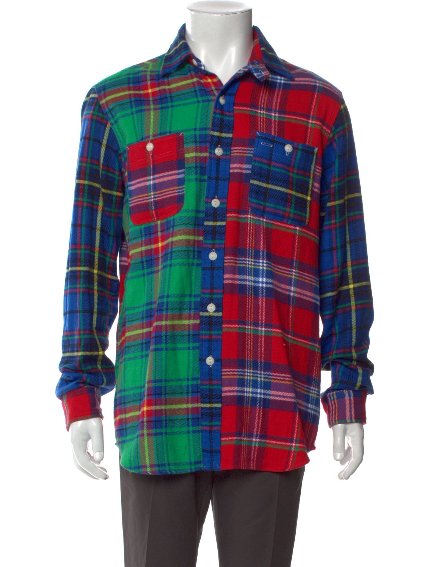 Polo Ralph Lauren Plaid Print Long Sleeve Shirt