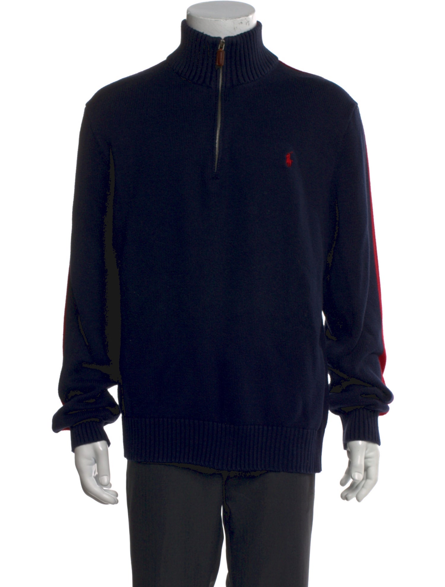 Polo Ralph Lauren Mock Neck Long Sleeve Polo Sweater