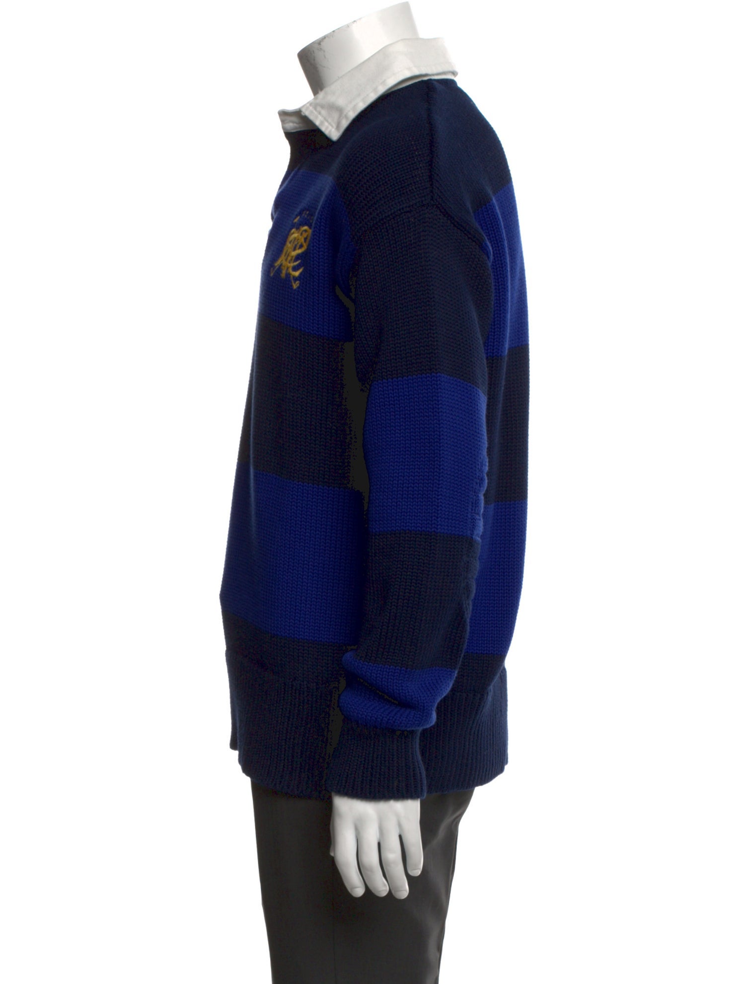 Polo Ralph Lauren Striped Collar Polo Sweater