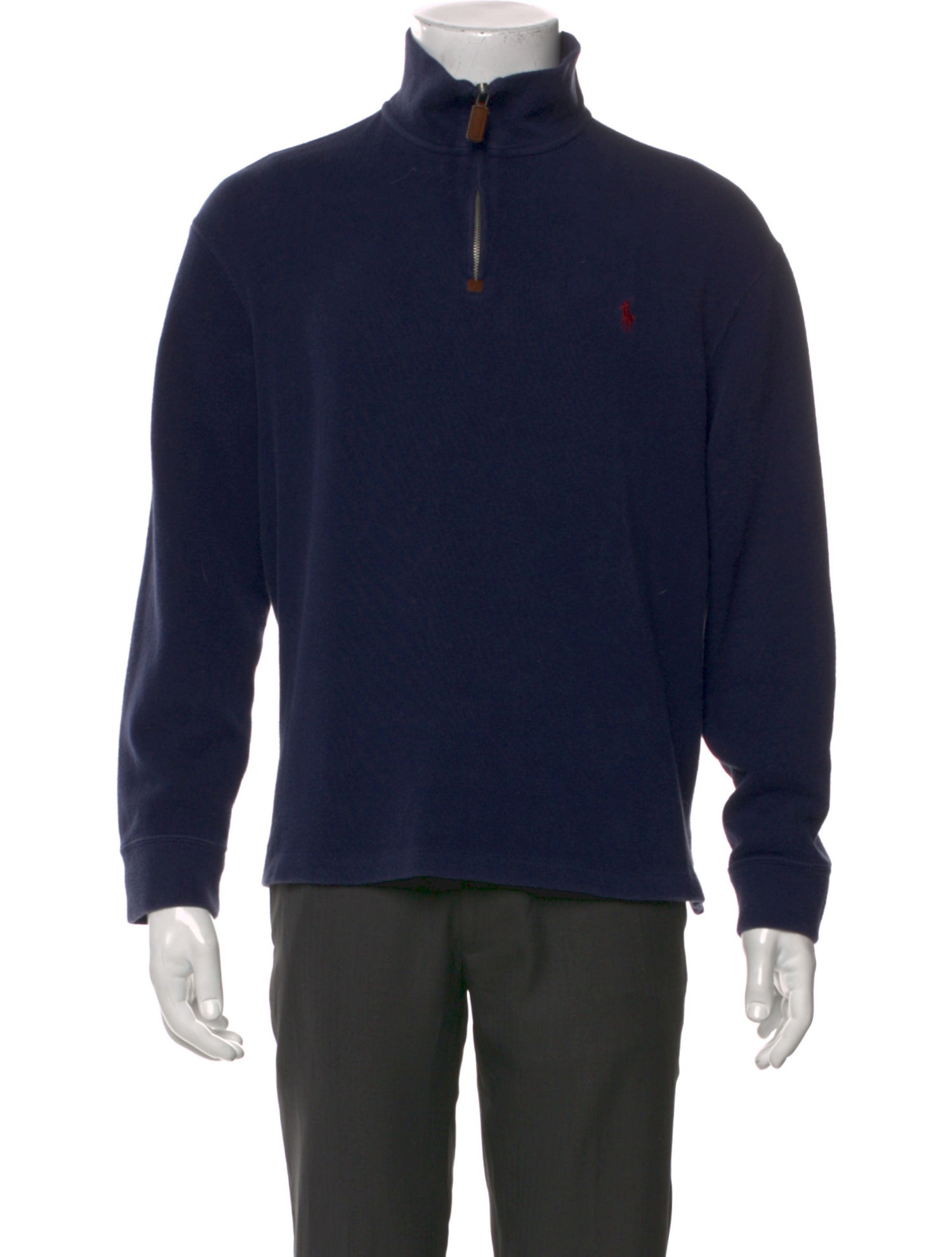 Polo Ralph Lauren Mock Neck Long Sleeve Polo Sweater
