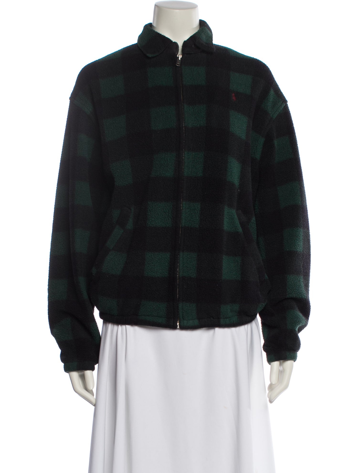 Polo Ralph Lauren Plaid Print Bomber Jacket