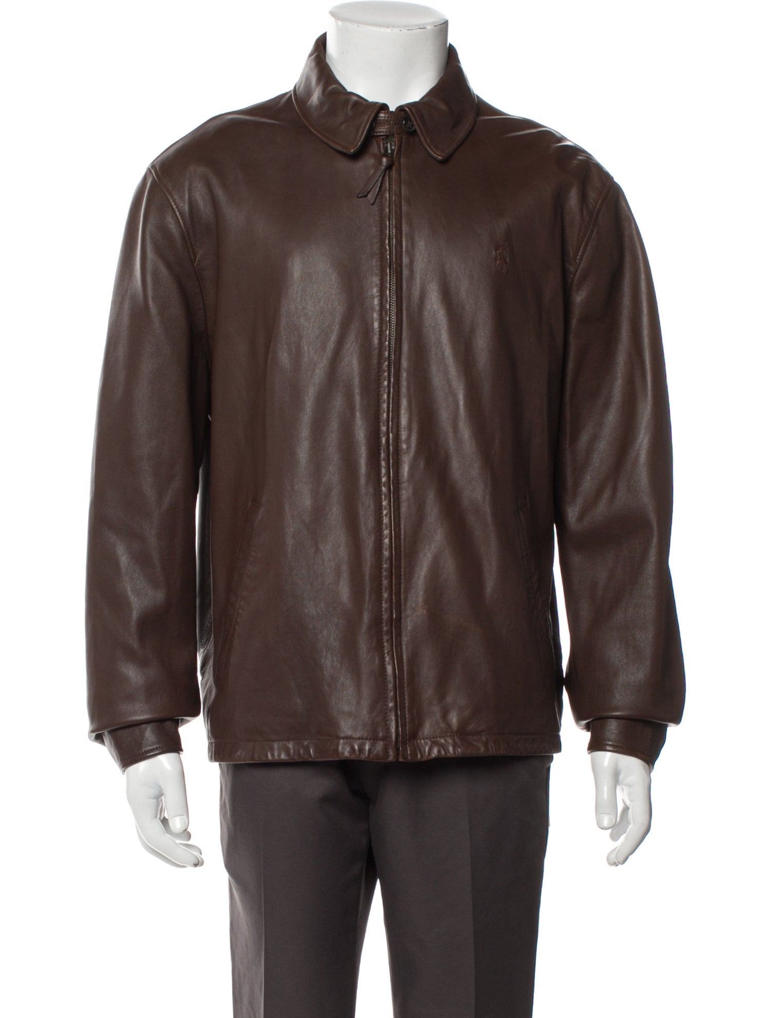 Polo Ralph Lauren Lamb Leather Moto Jacket