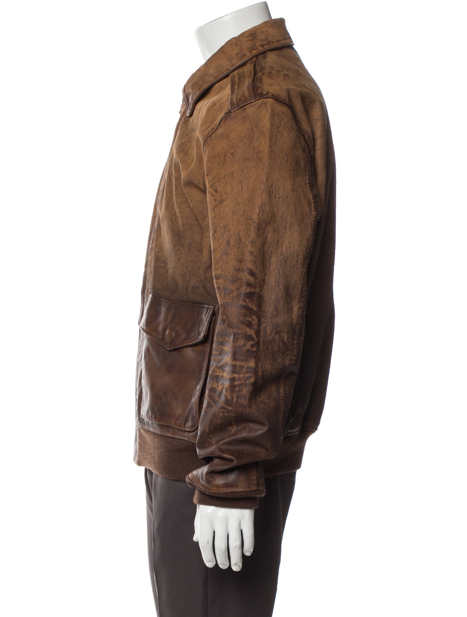 Polo Ralph Lauren Leather Bomber Jacket